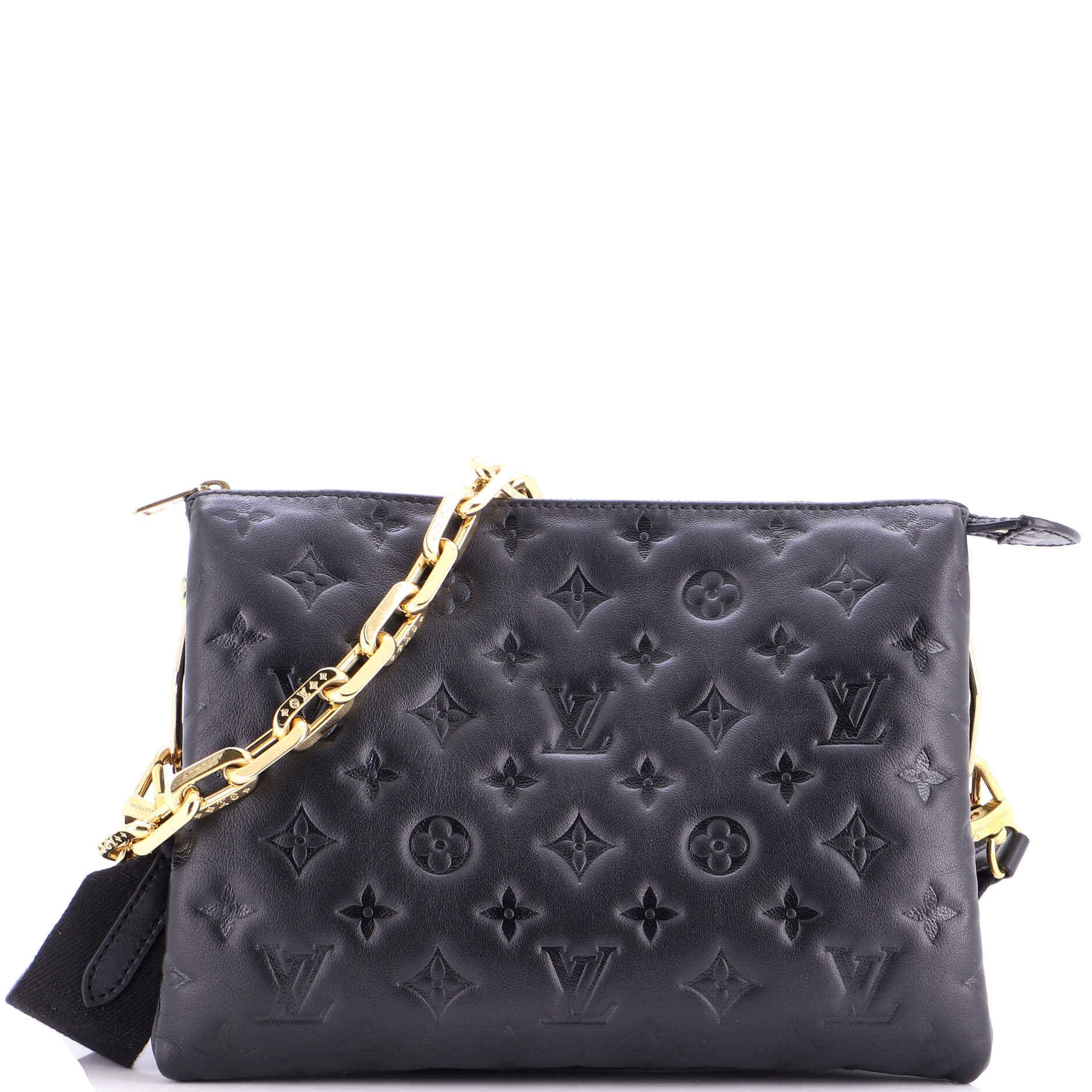 Coussin Bag Monogram Embossed Lambskin PM