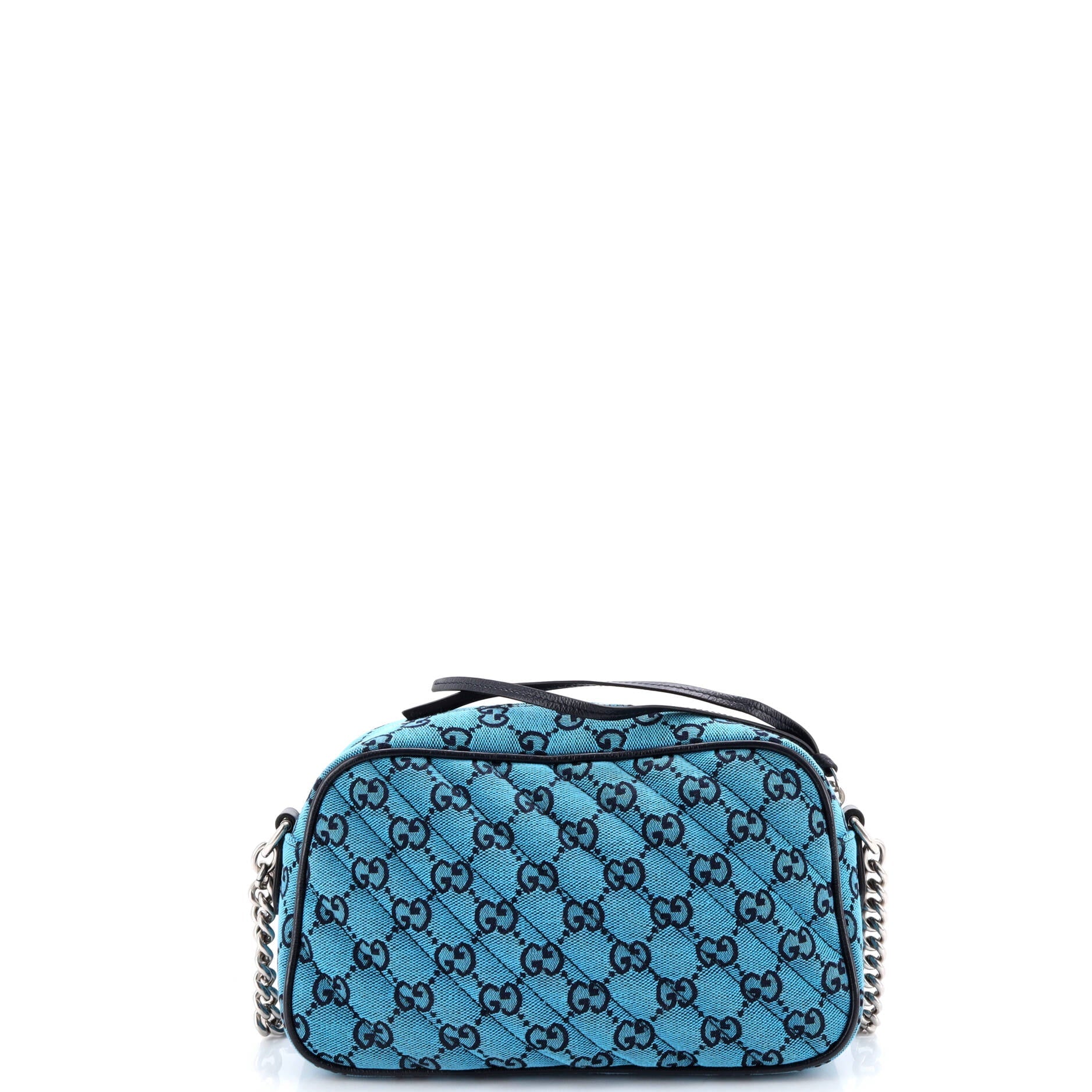 GG Marmont Shoulder Bag Multicolor Diagonal Quilted GG Canvas Small