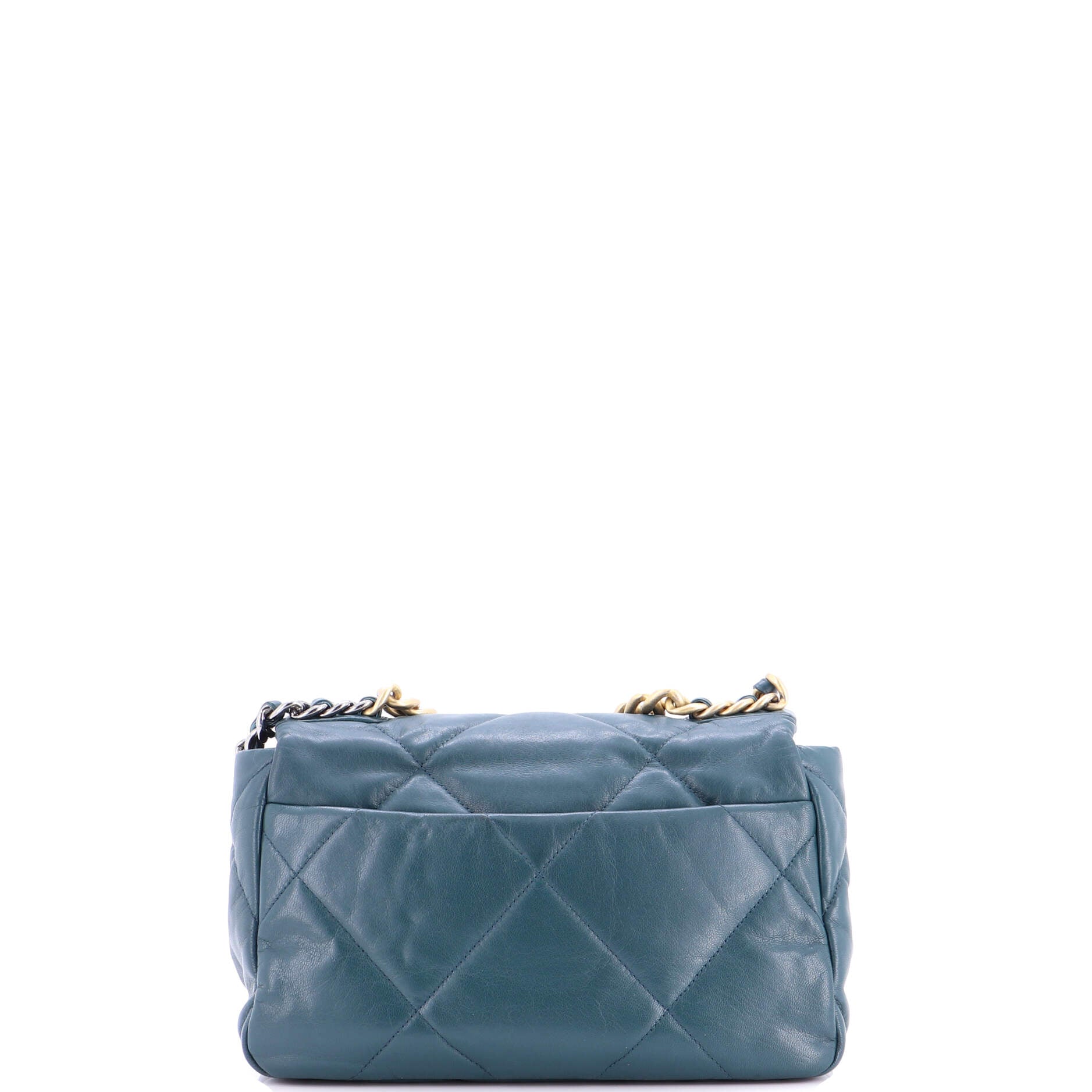 19 Flap Bag Quilted Leather Medium