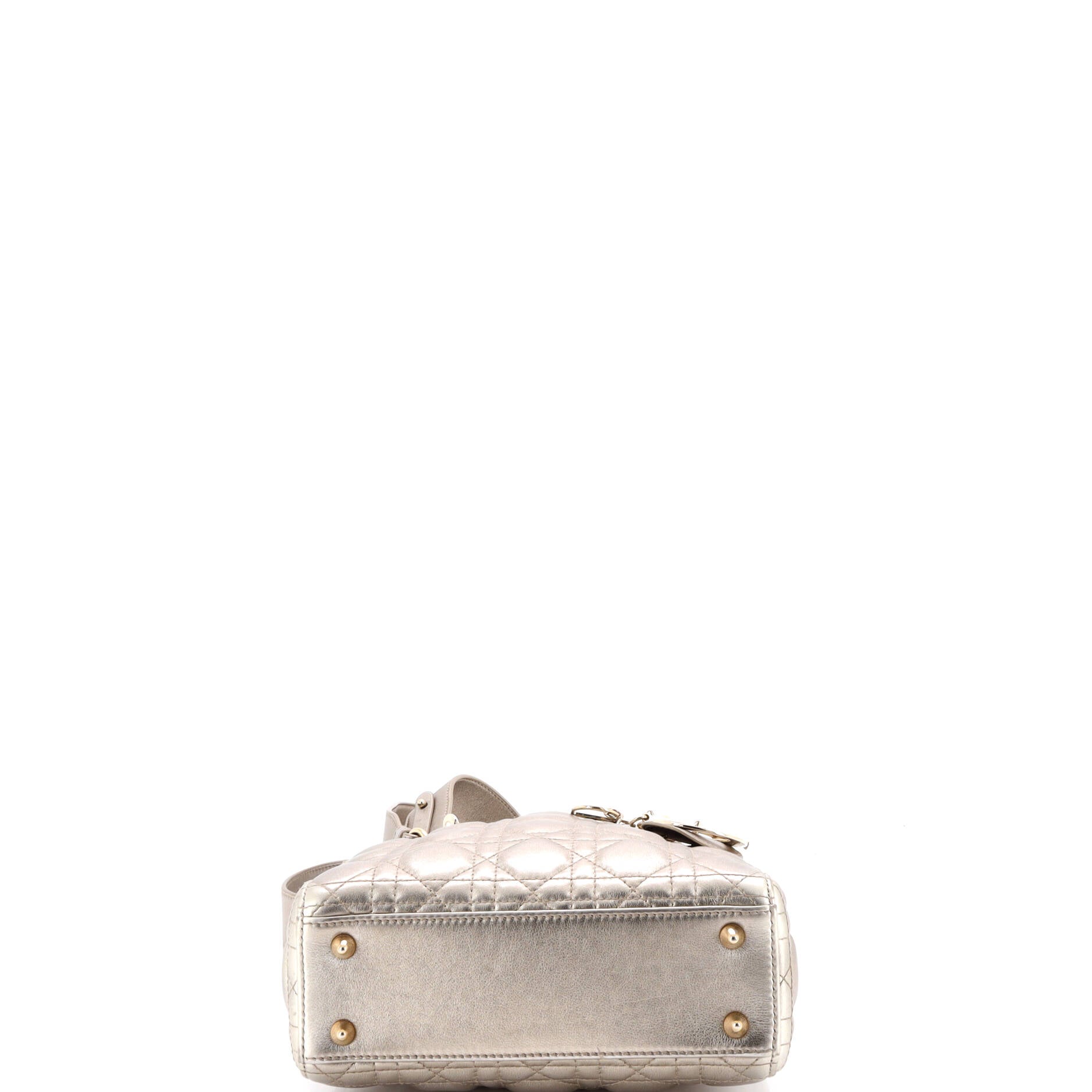 My ABCDior Lady Dior Bag Metallic Cannage Quilt Leather