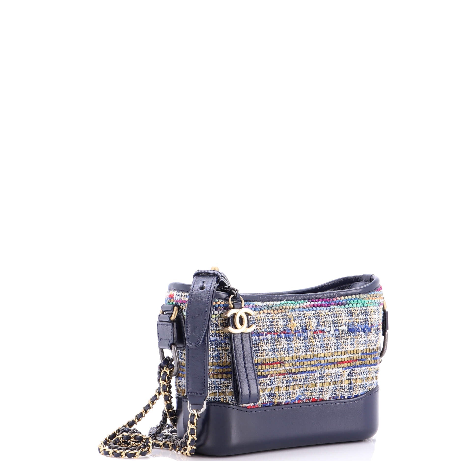 Gabrielle Hobo Quilted Tweed and Calfskin Small