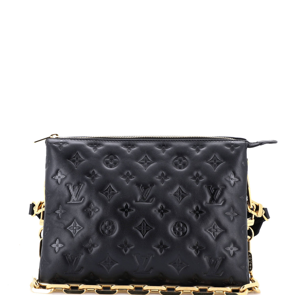 Coussin Bag Monogram Embossed Lambskin PM
