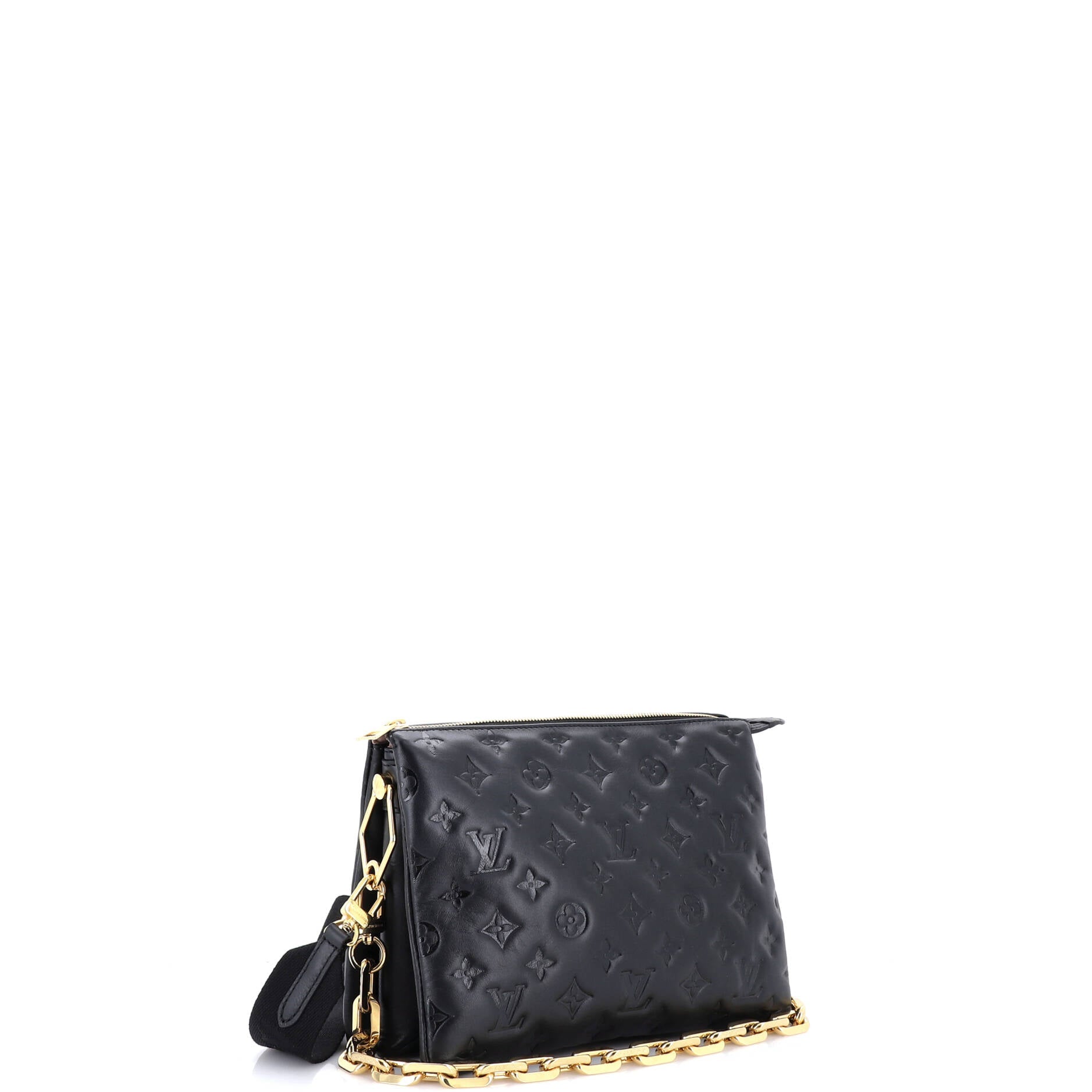 Coussin Bag Monogram Embossed Lambskin PM
