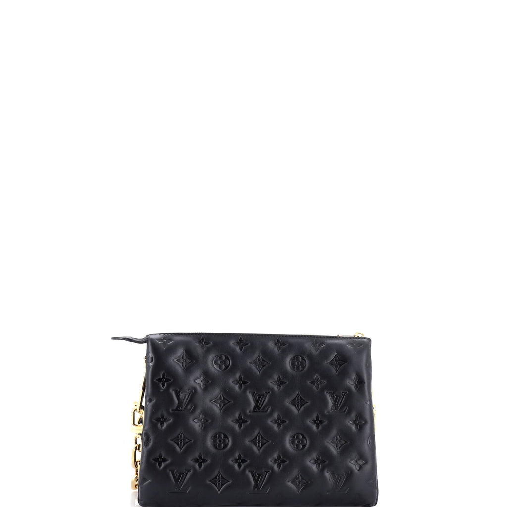 Coussin Bag Monogram Embossed Lambskin PM