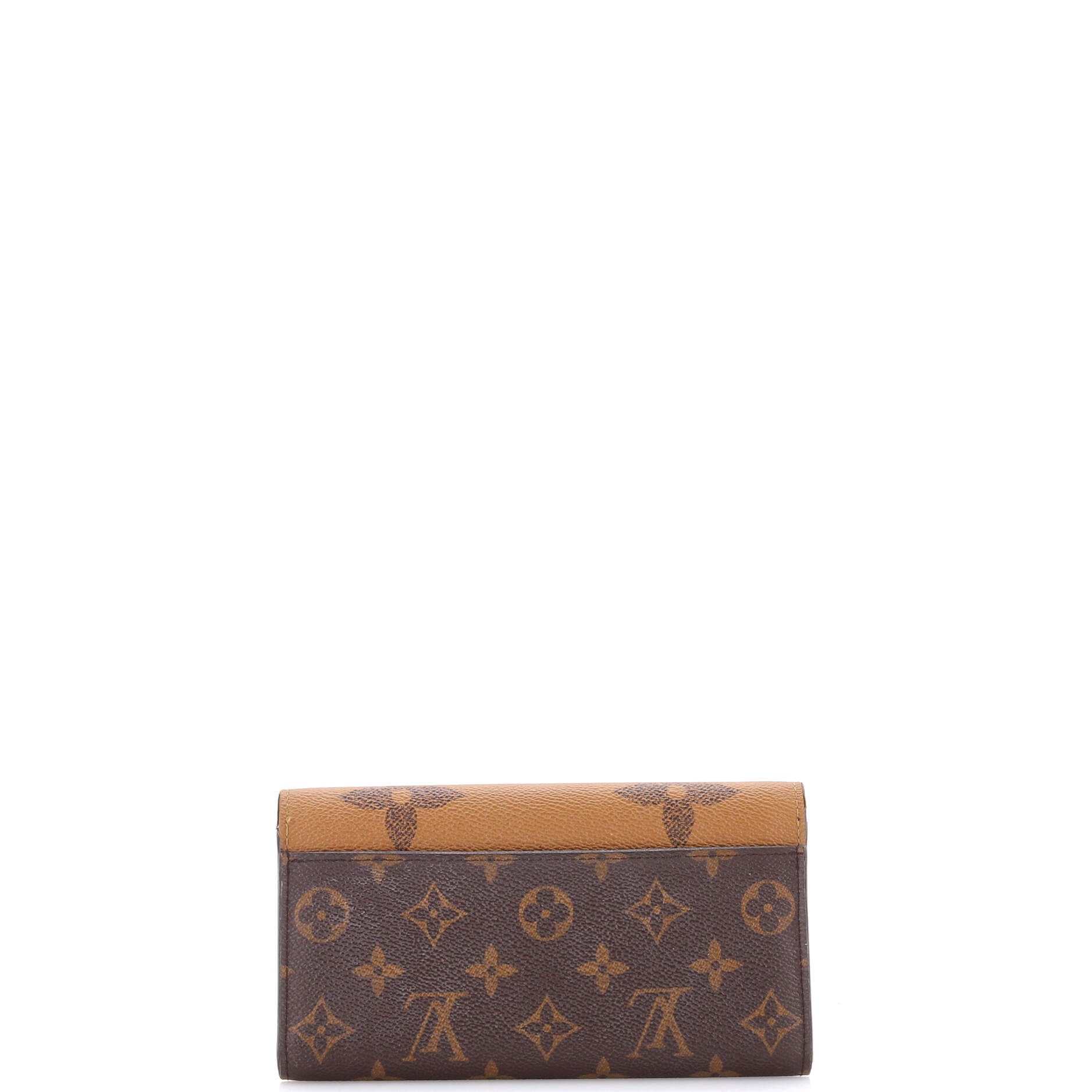 Sarah Wallet NM Reverse Monogram Giant and Monogram Canvas