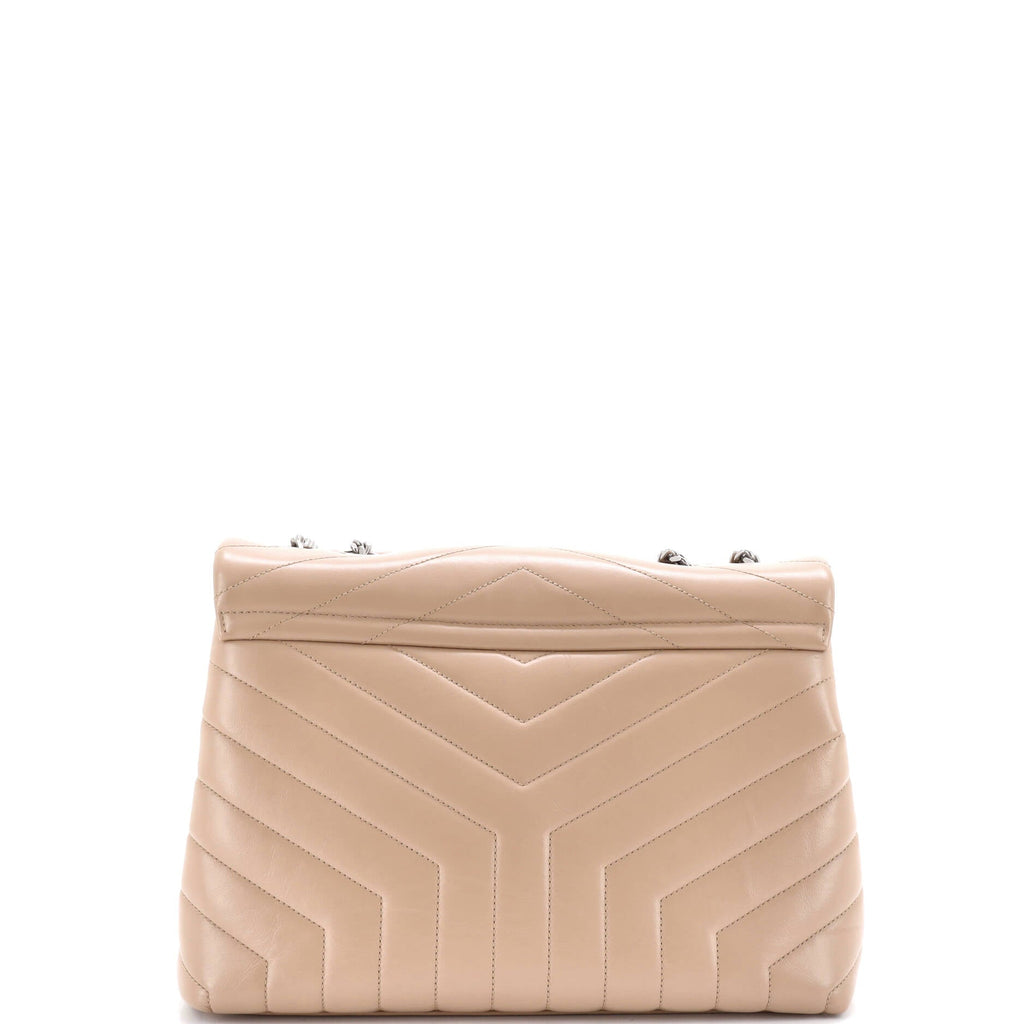 Loulou Shoulder Bag Matelasse Chevron Leather Medium