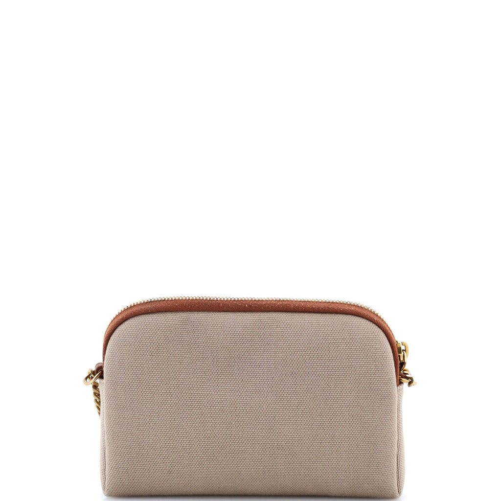 Gaby Zipped Pouch Crossbody Canvas