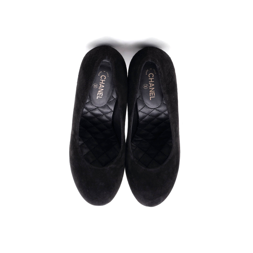 Women's CC Quilted Heels Pumps Suede