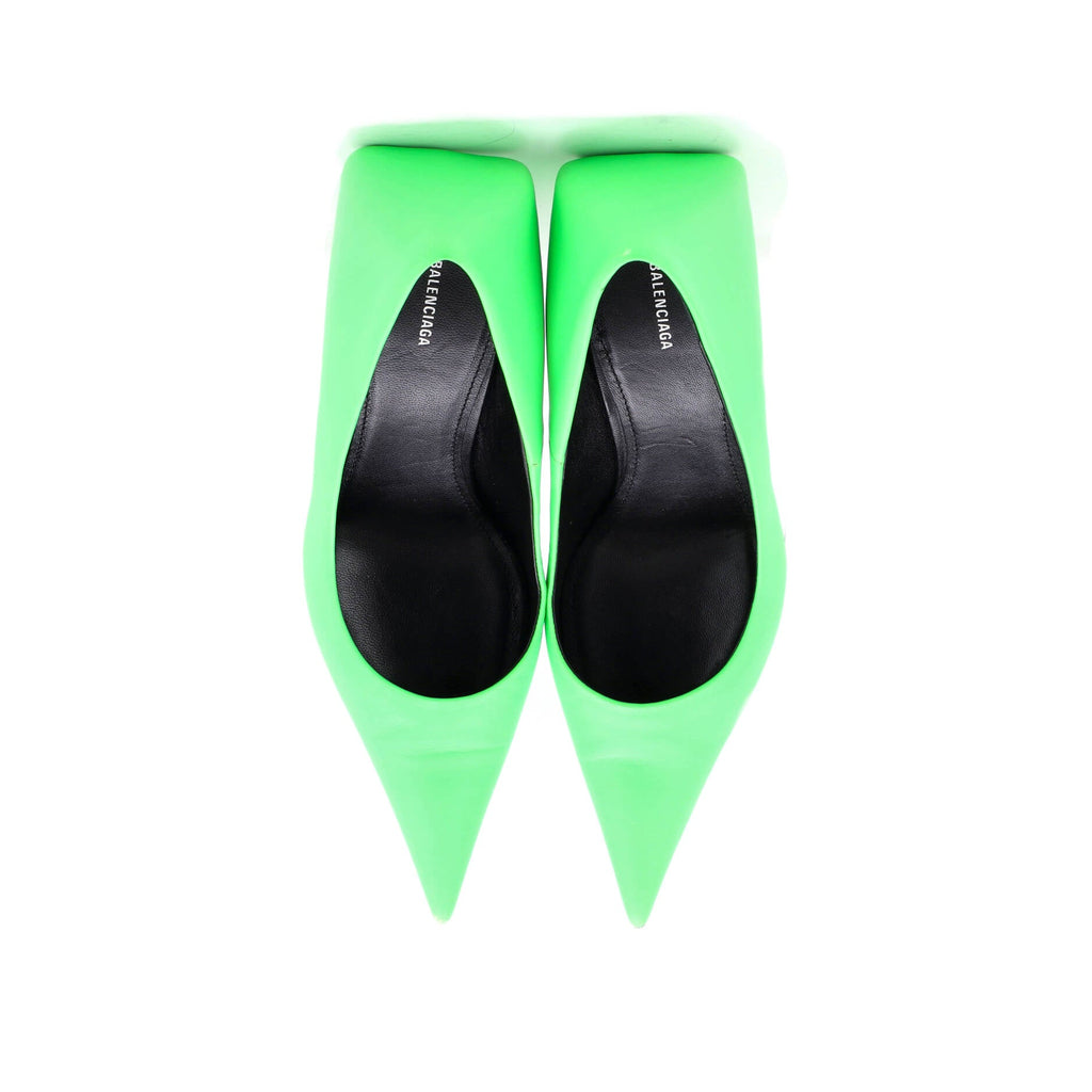 Women's Square Knife Pumps Leather