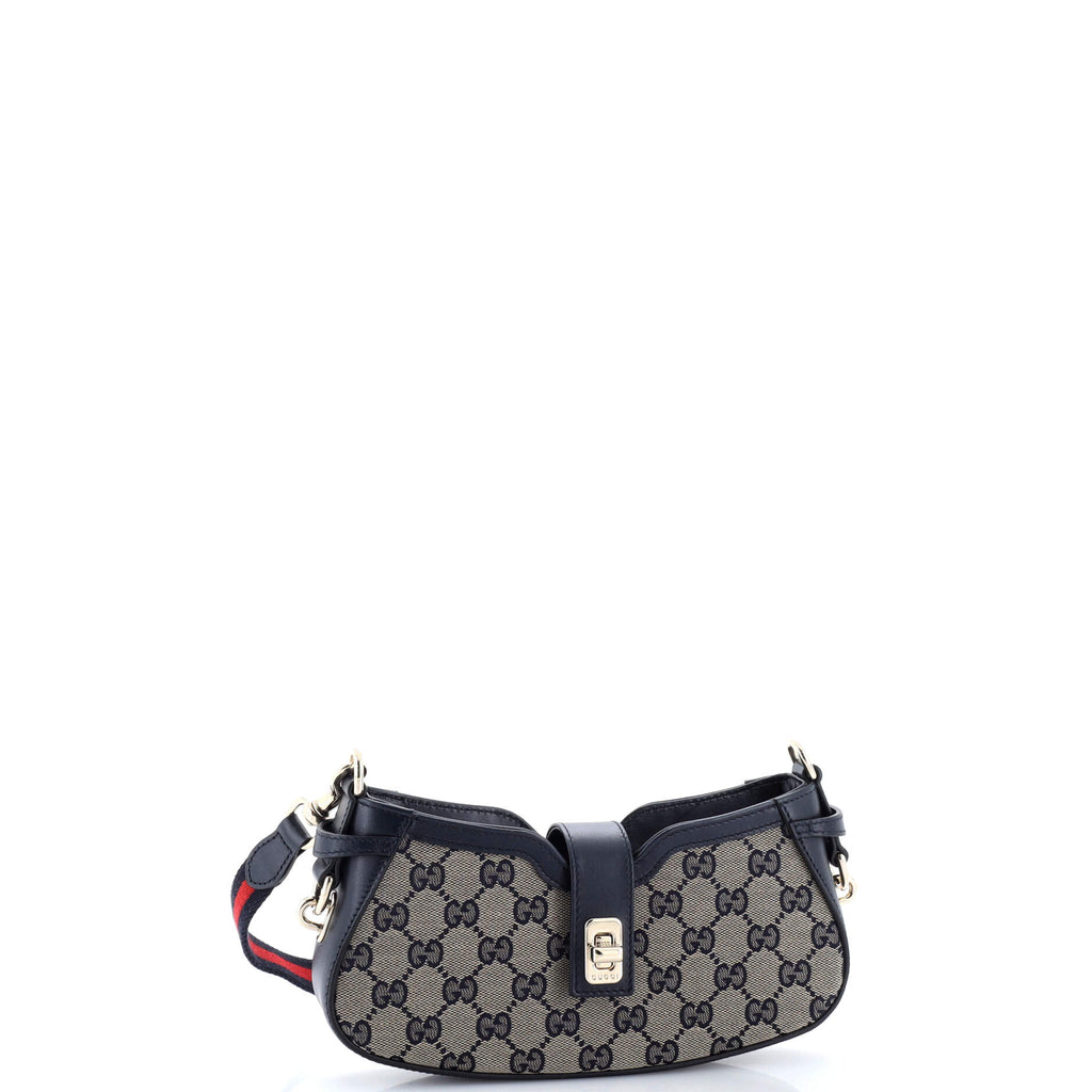 Moon Side Shoulder Bag GG Canvas Mini