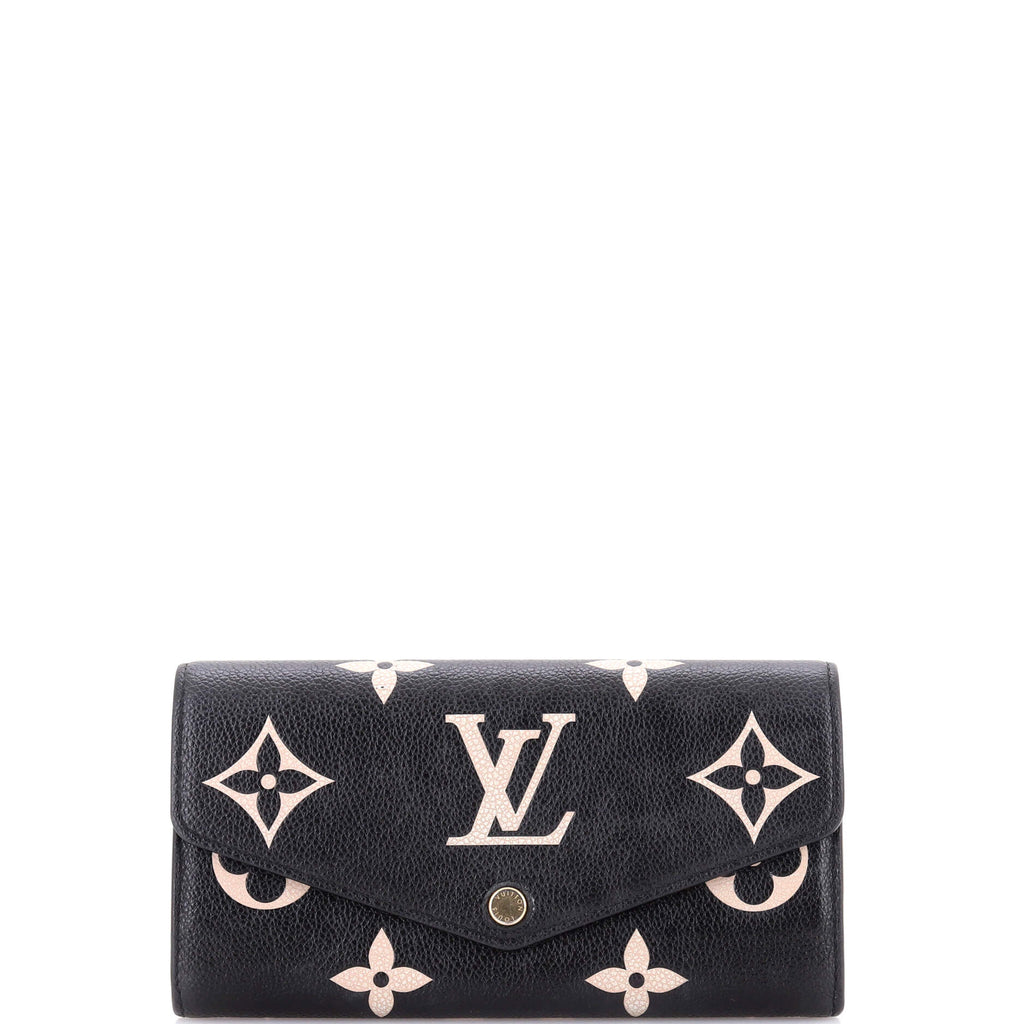 Sarah Wallet NM Bicolor Monogram Empreinte Giant