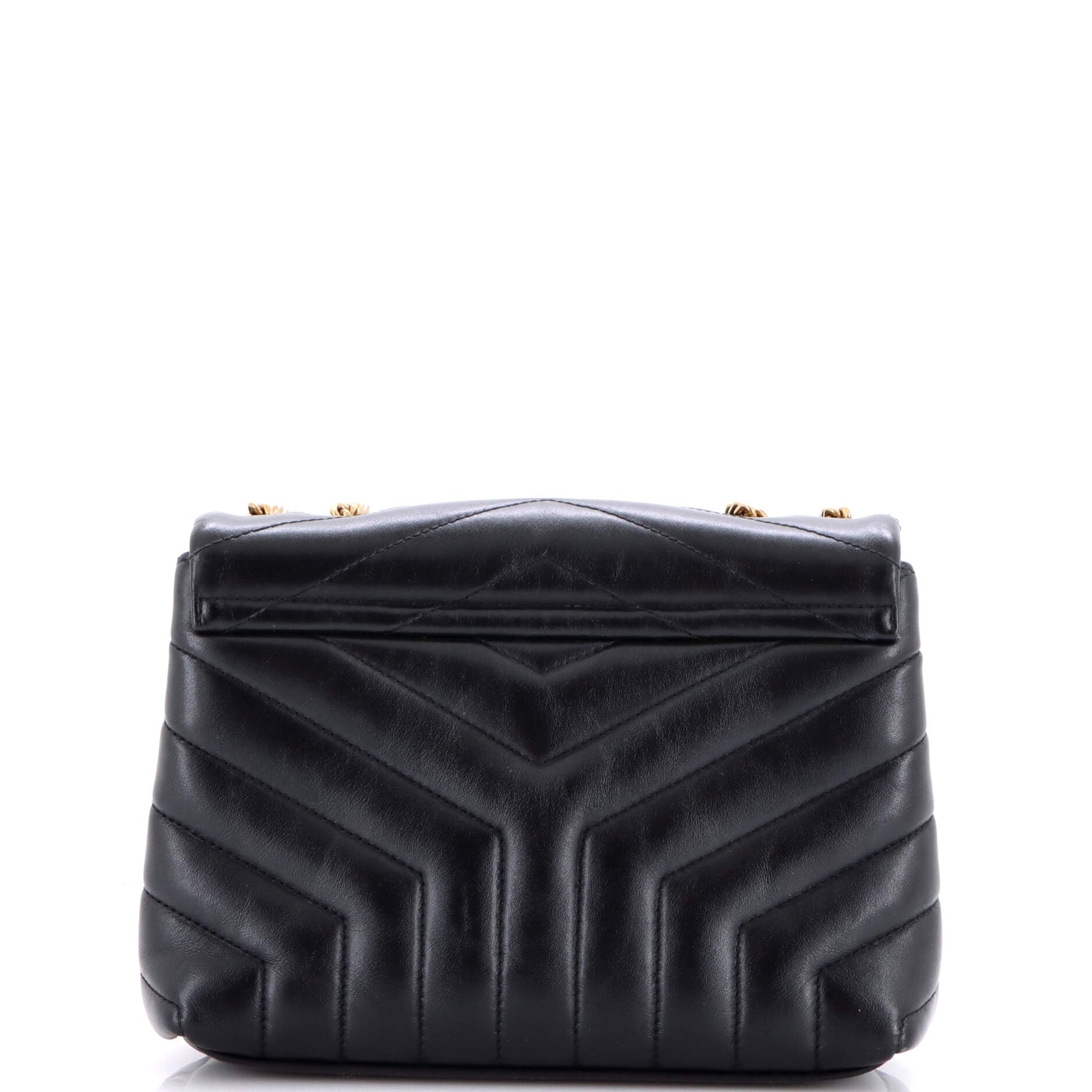 Loulou Shoulder Bag Matelasse Chevron Leather Small