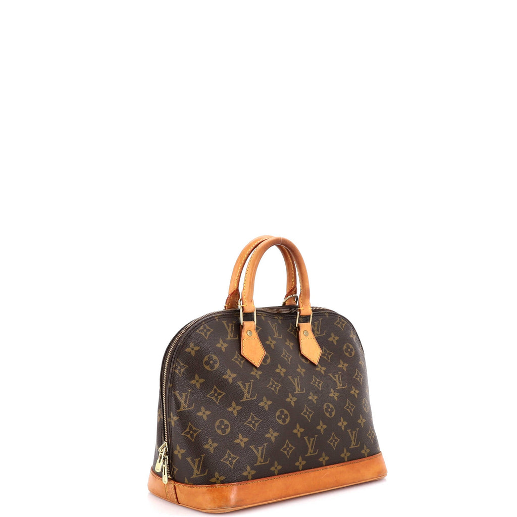 Vintage Alma Handbag Monogram Canvas PM