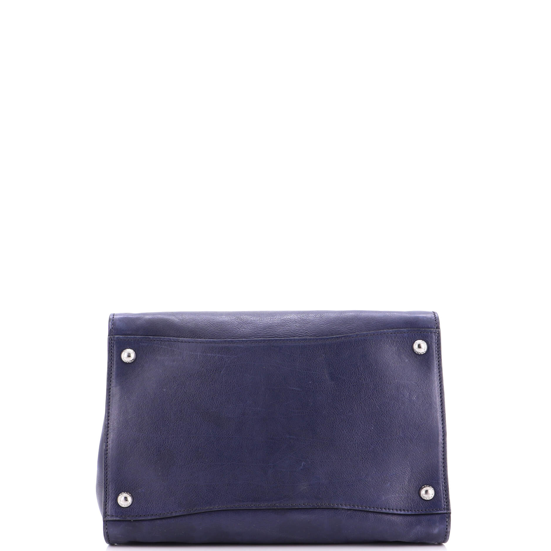 Twin Pocket Convertible Tote Leather Medium