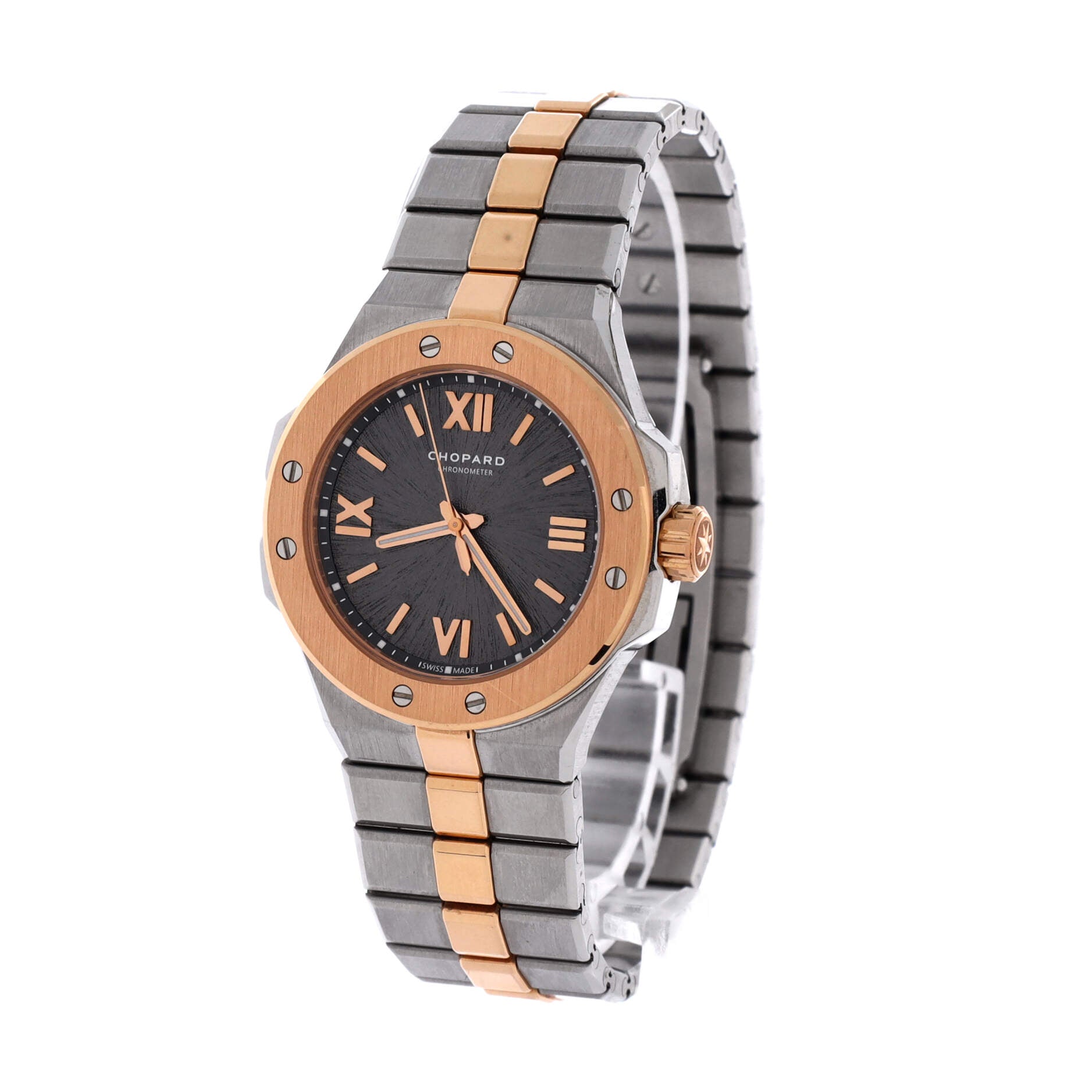 Alpine Eagle Automatic Watch Stainless Steel and Rose Gold 33