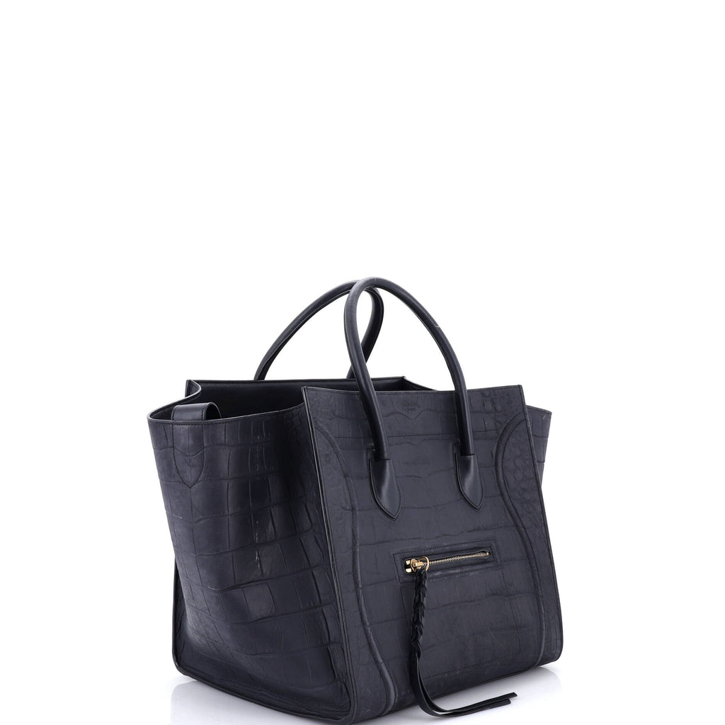 Phantom Bag Crocodile Embossed Leather Medium