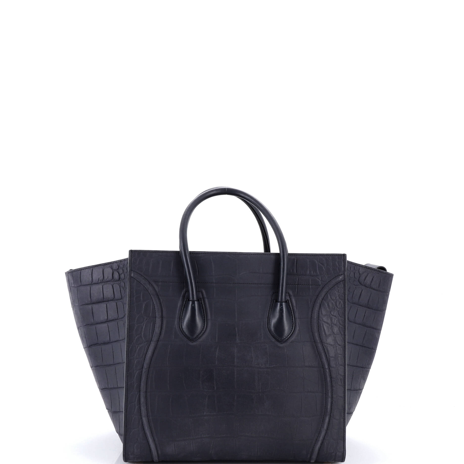 Phantom Bag Crocodile Embossed Leather Medium