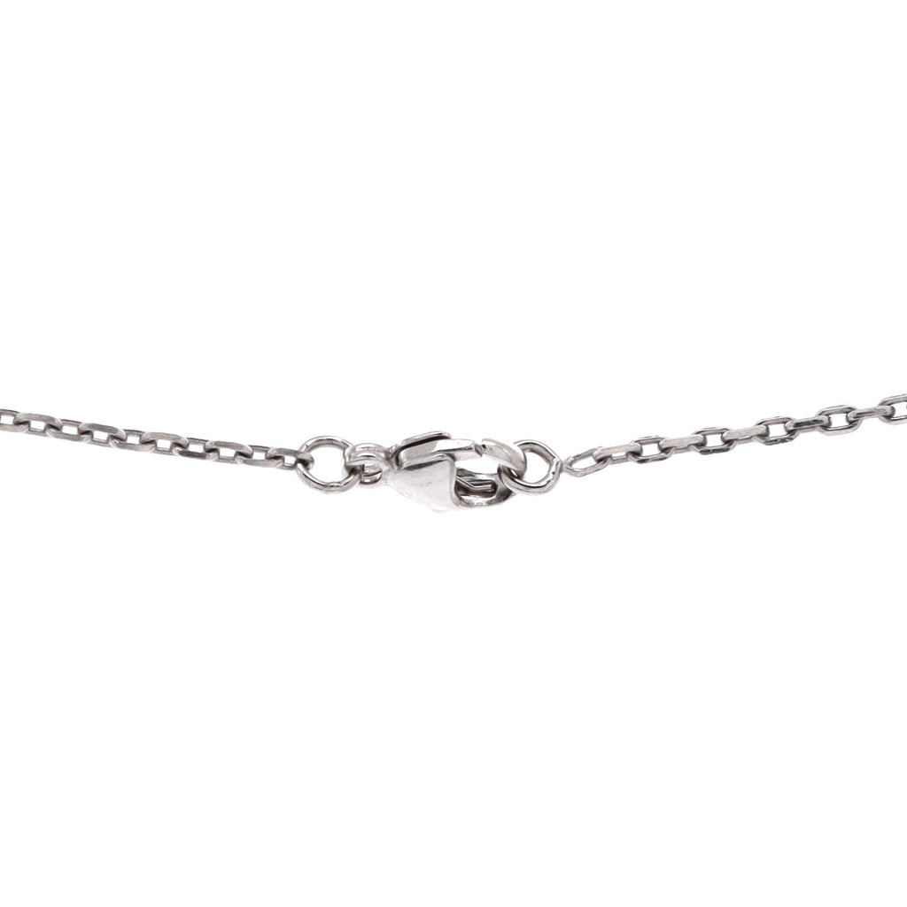 Pop H Pendant Chain Necklace Metal and Enamel Mini