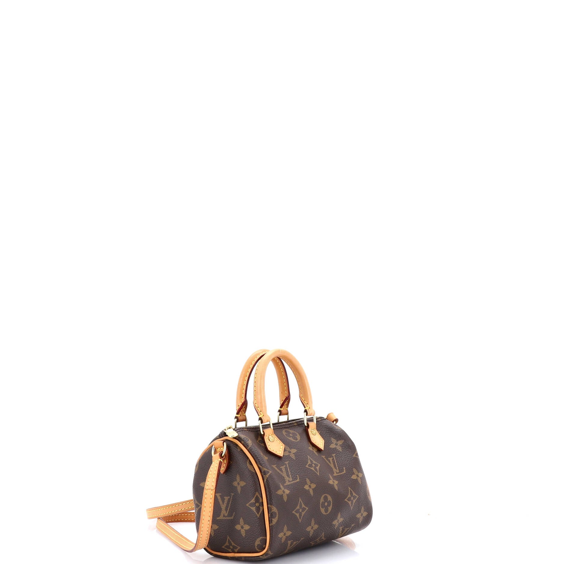 Speedy Bandouliere Bag Monogram Canvas Nano