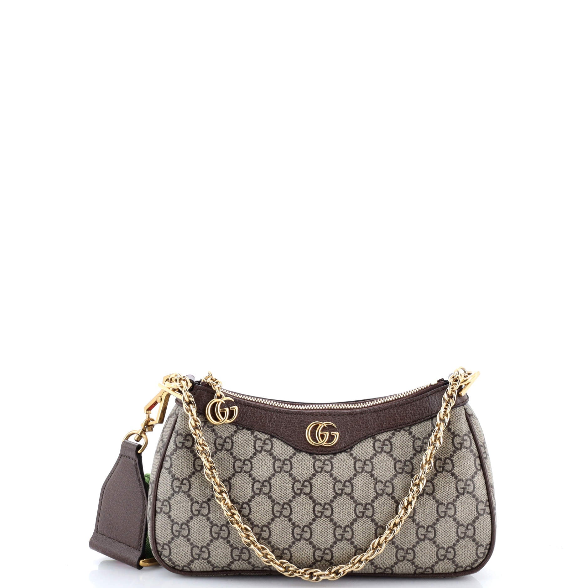 Ophidia Charm Shoulder Bag GG Coated Canvas Small