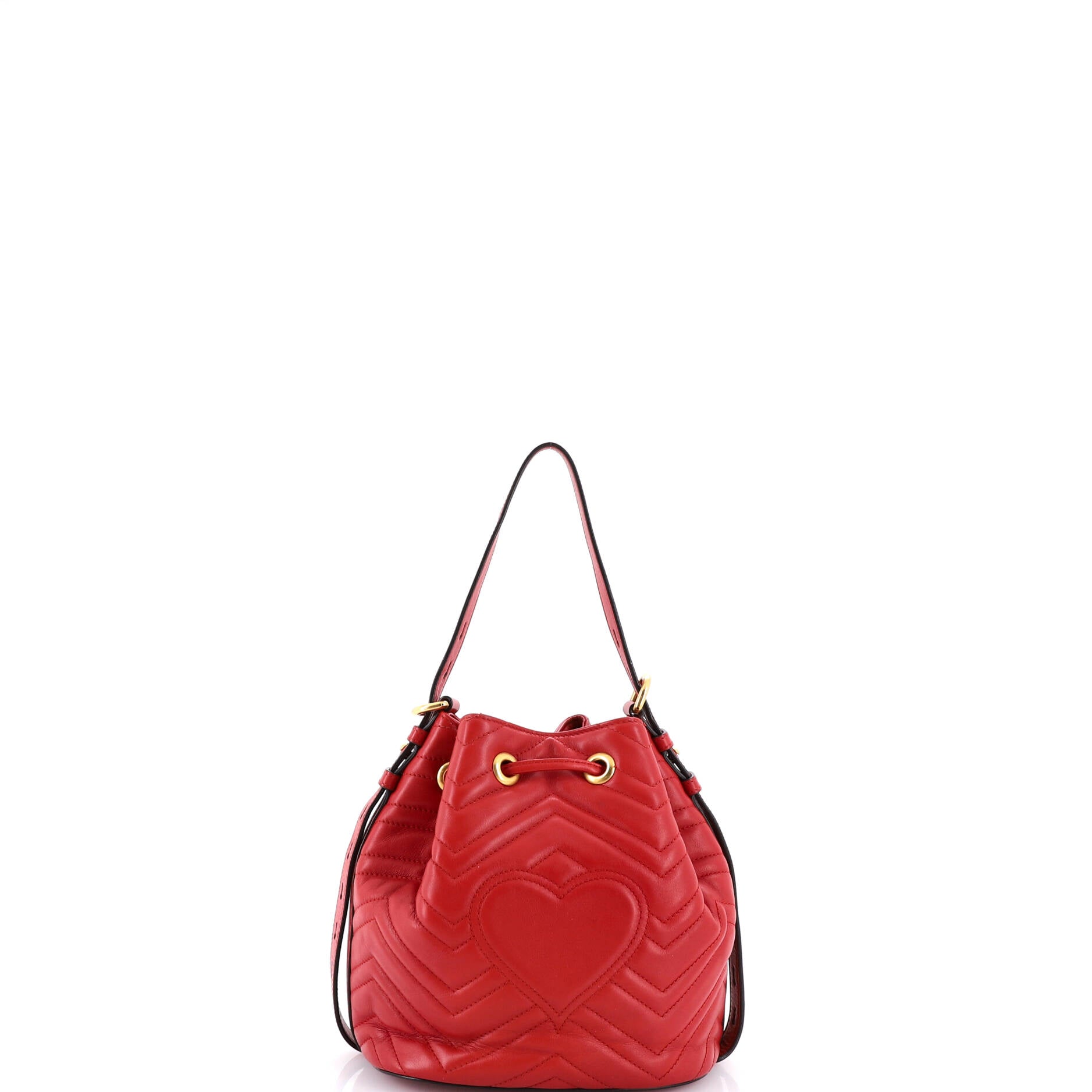 GG Marmont Bucket Bag Matelasse Leather Small