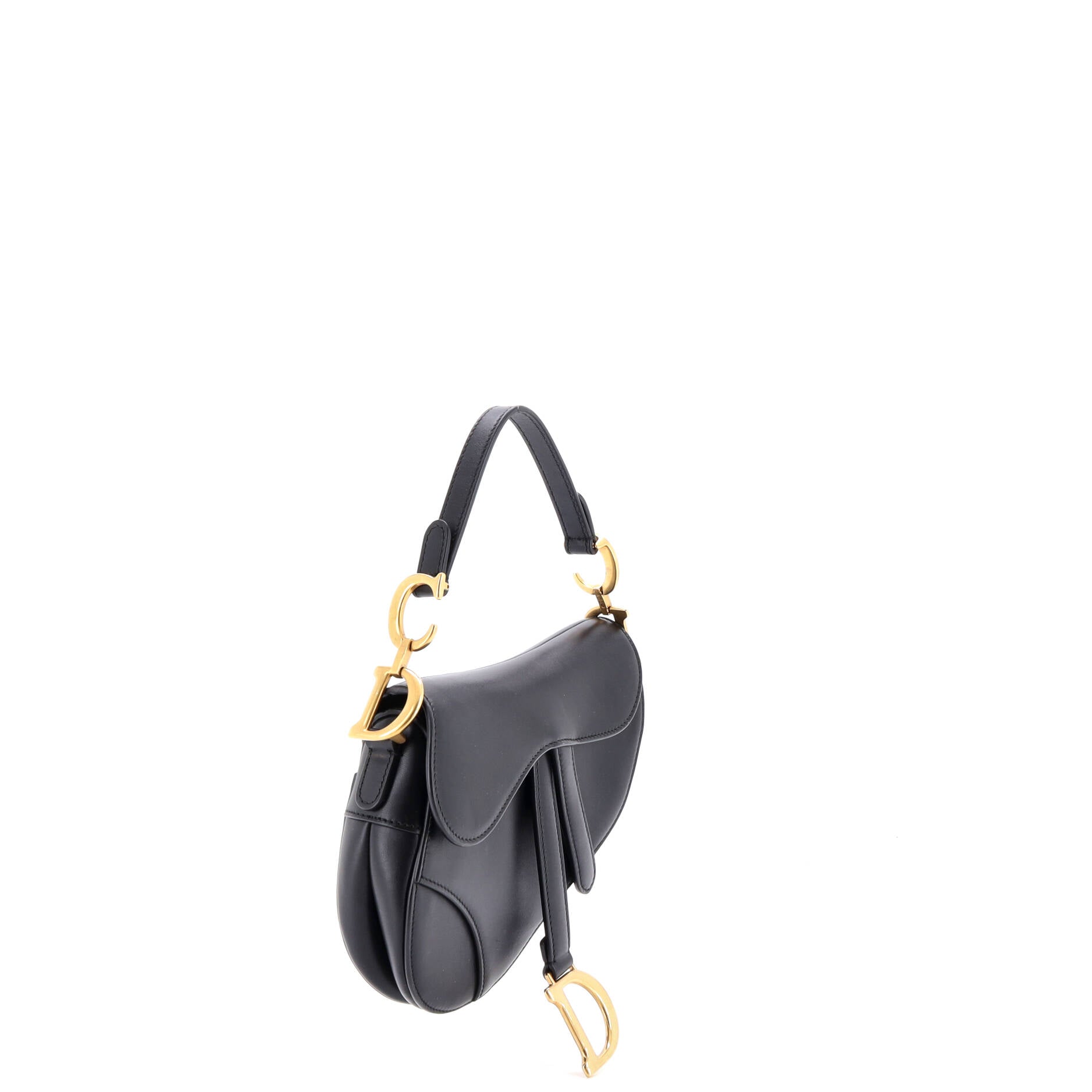 Saddle Handbag Leather Mini