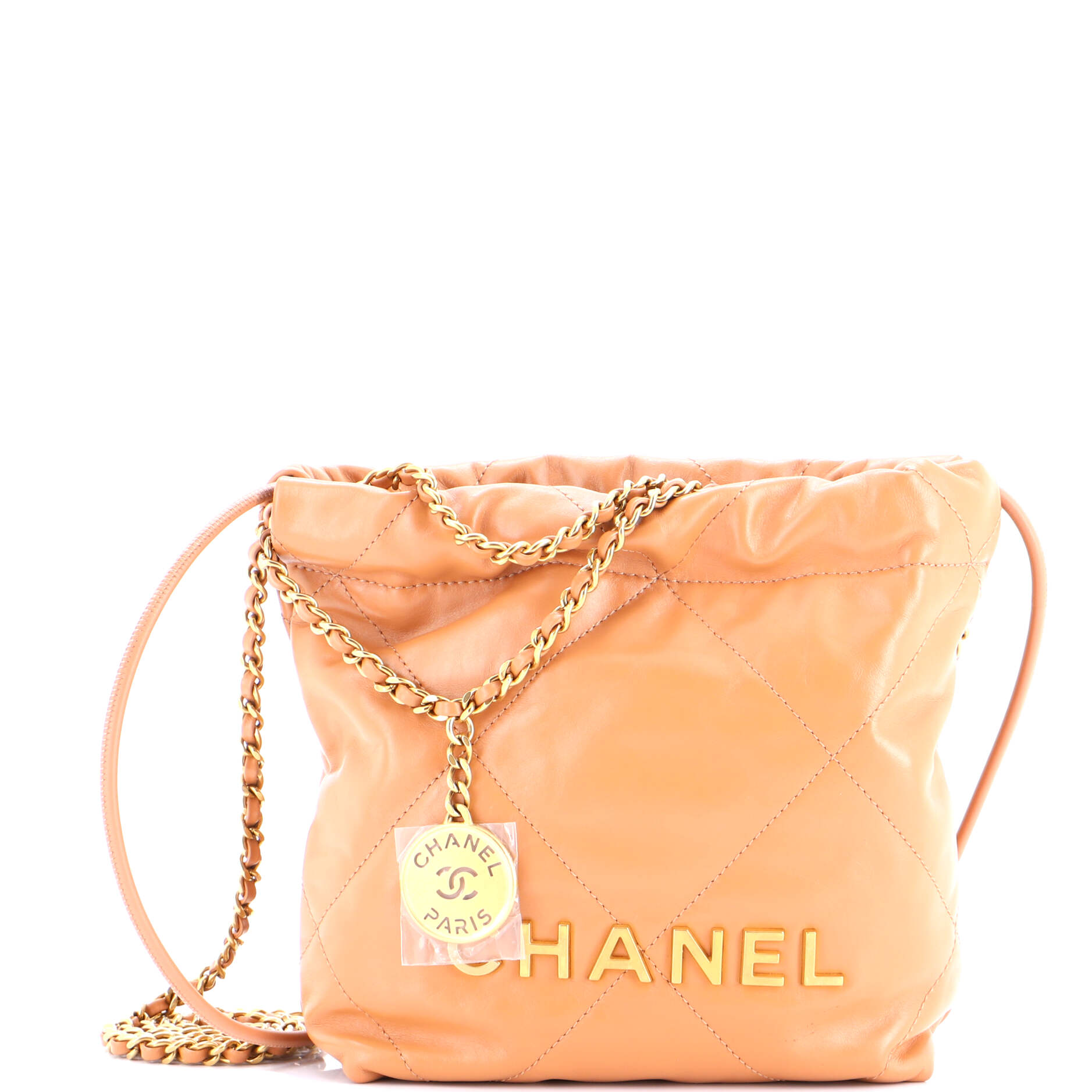 22 Chain Hobo Quilted Calfskin Mini