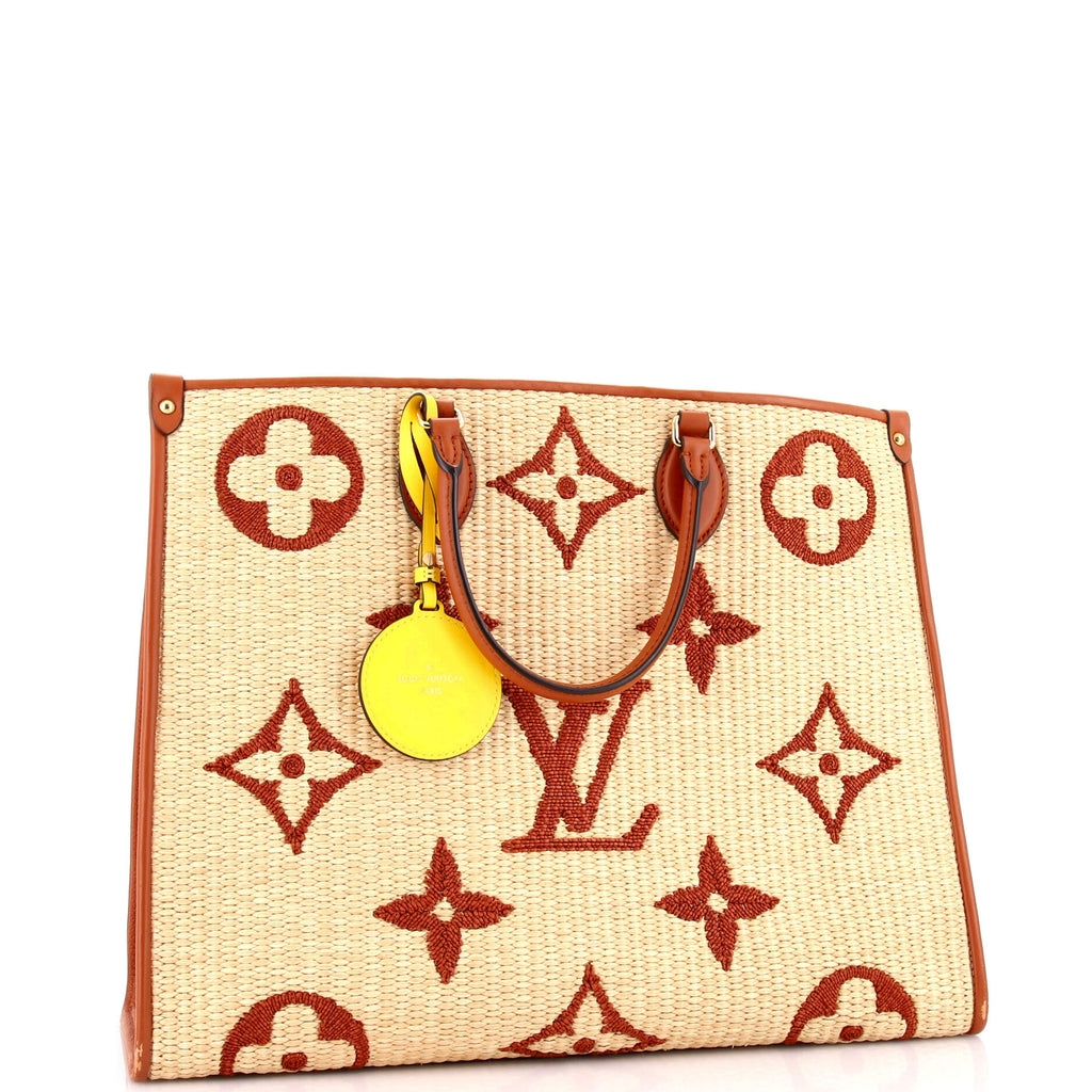 OnTheGo Tote Monogram Giant Raffia GM