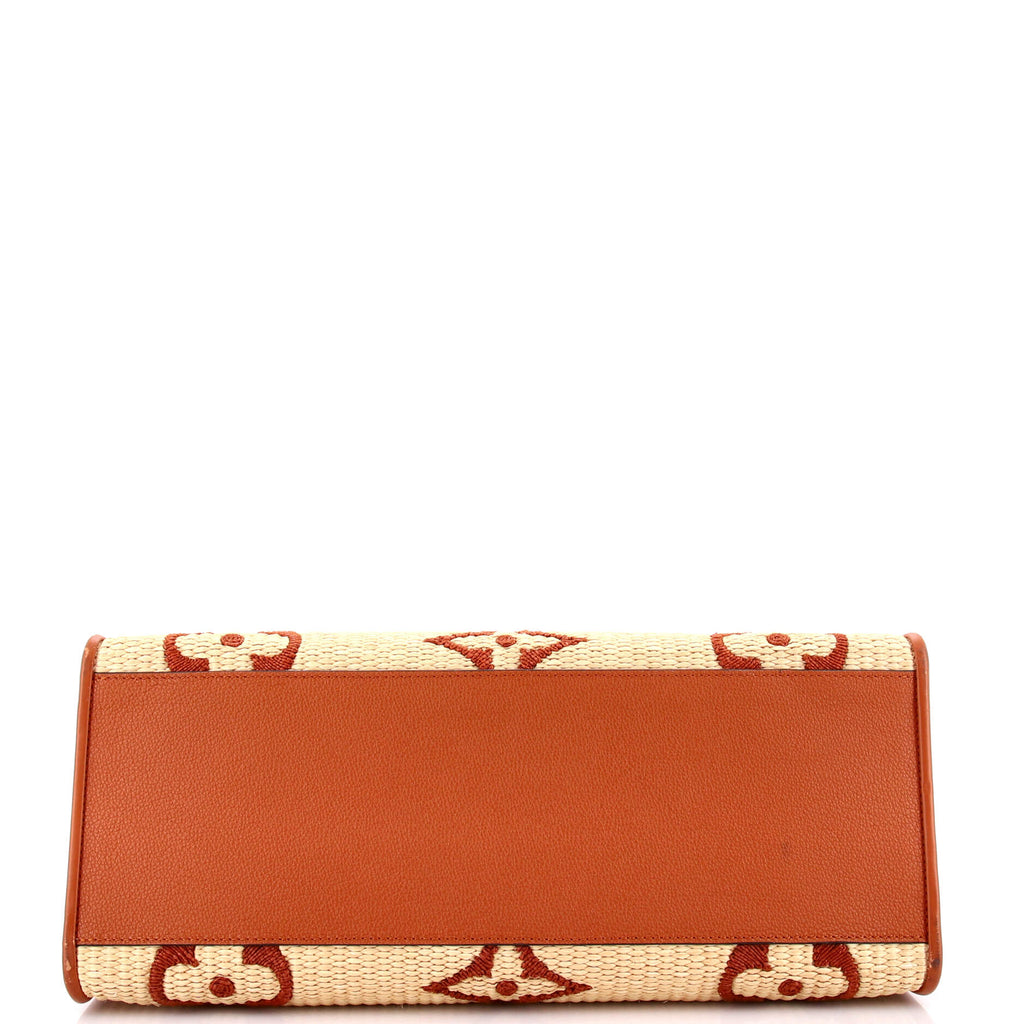 OnTheGo Tote Monogram Giant Raffia GM
