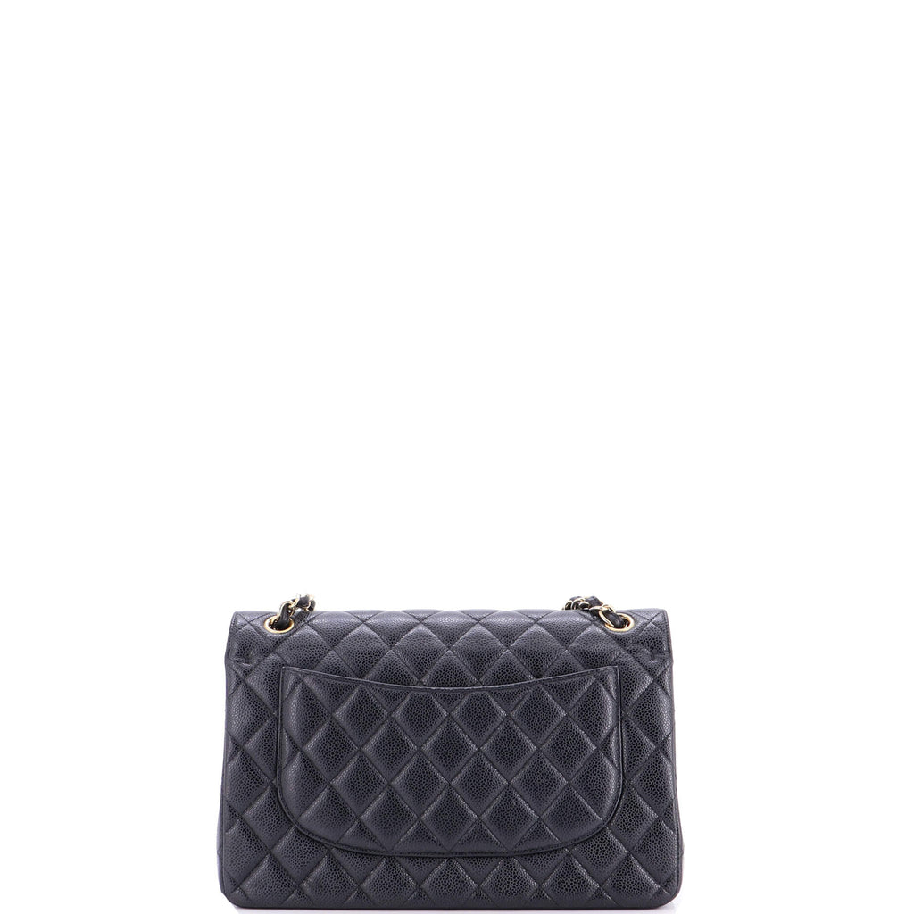 Classic Double Flap Bag Quilted Caviar Jumbo