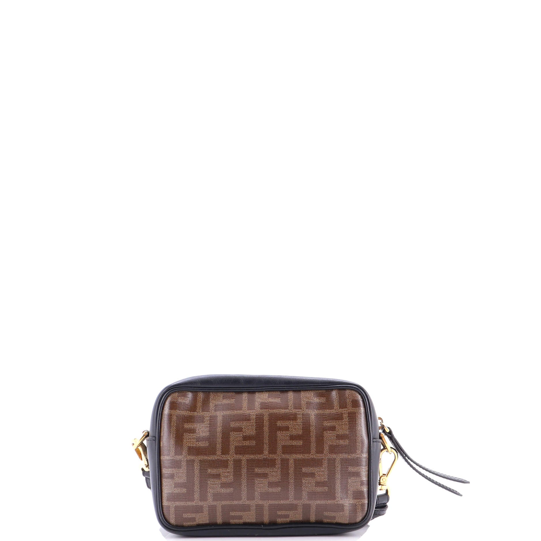 FF Logo Stamp Camera Bag Zucca Coated Canvas Mini