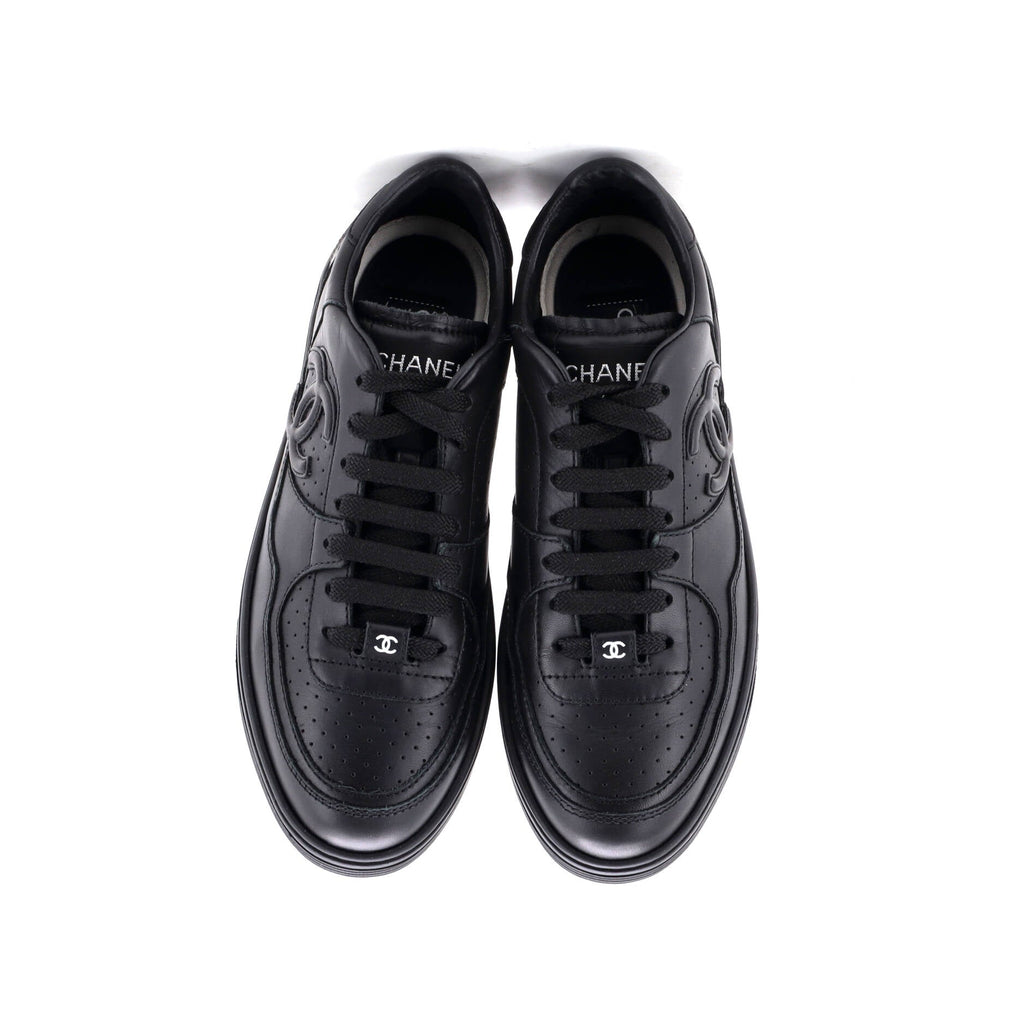 Women's CC Low-Top Sneakers Perforated Leather
