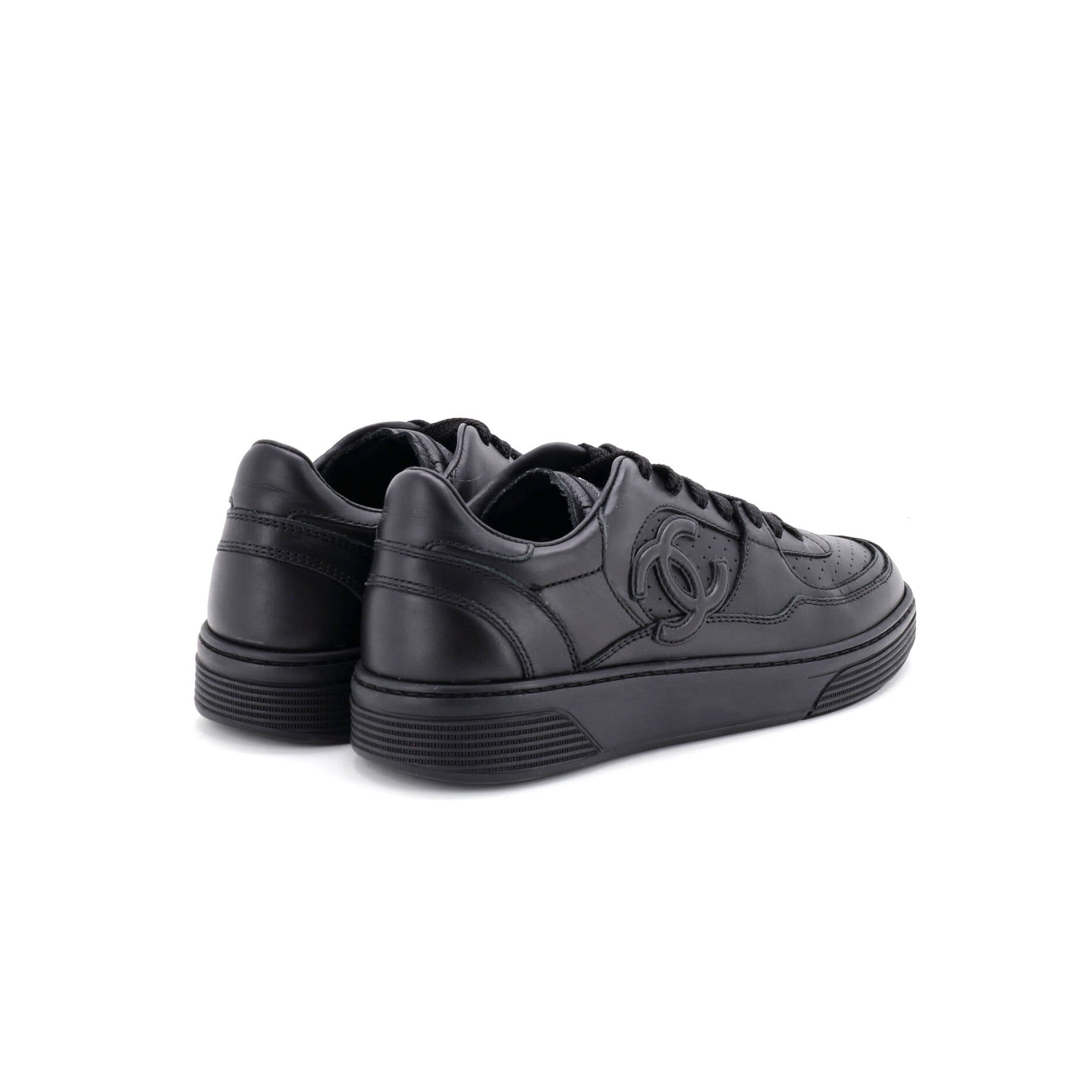 Women's CC Low-Top Sneakers Perforated Leather
