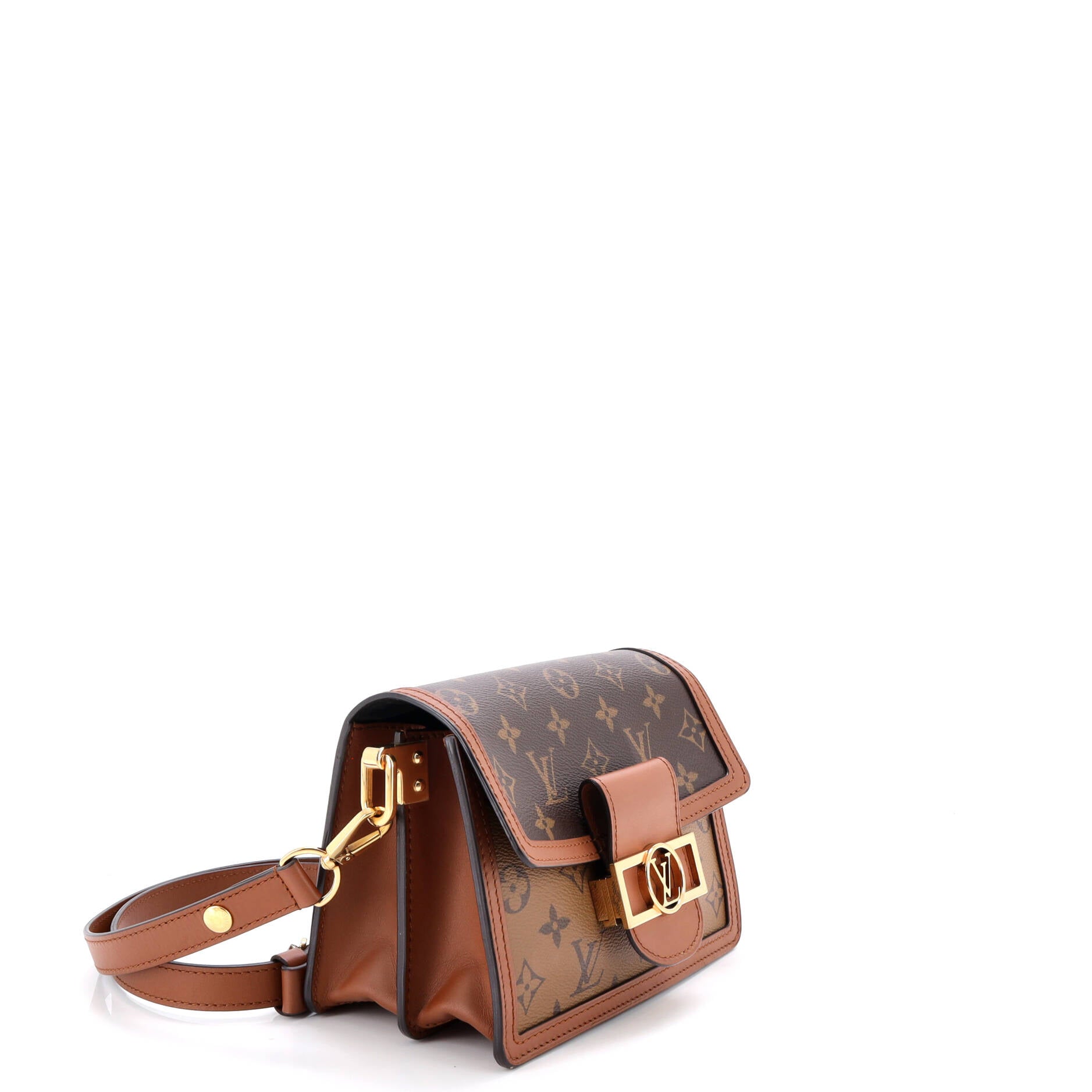 Dauphine Shoulder Bag Reverse Monogram Canvas Mini