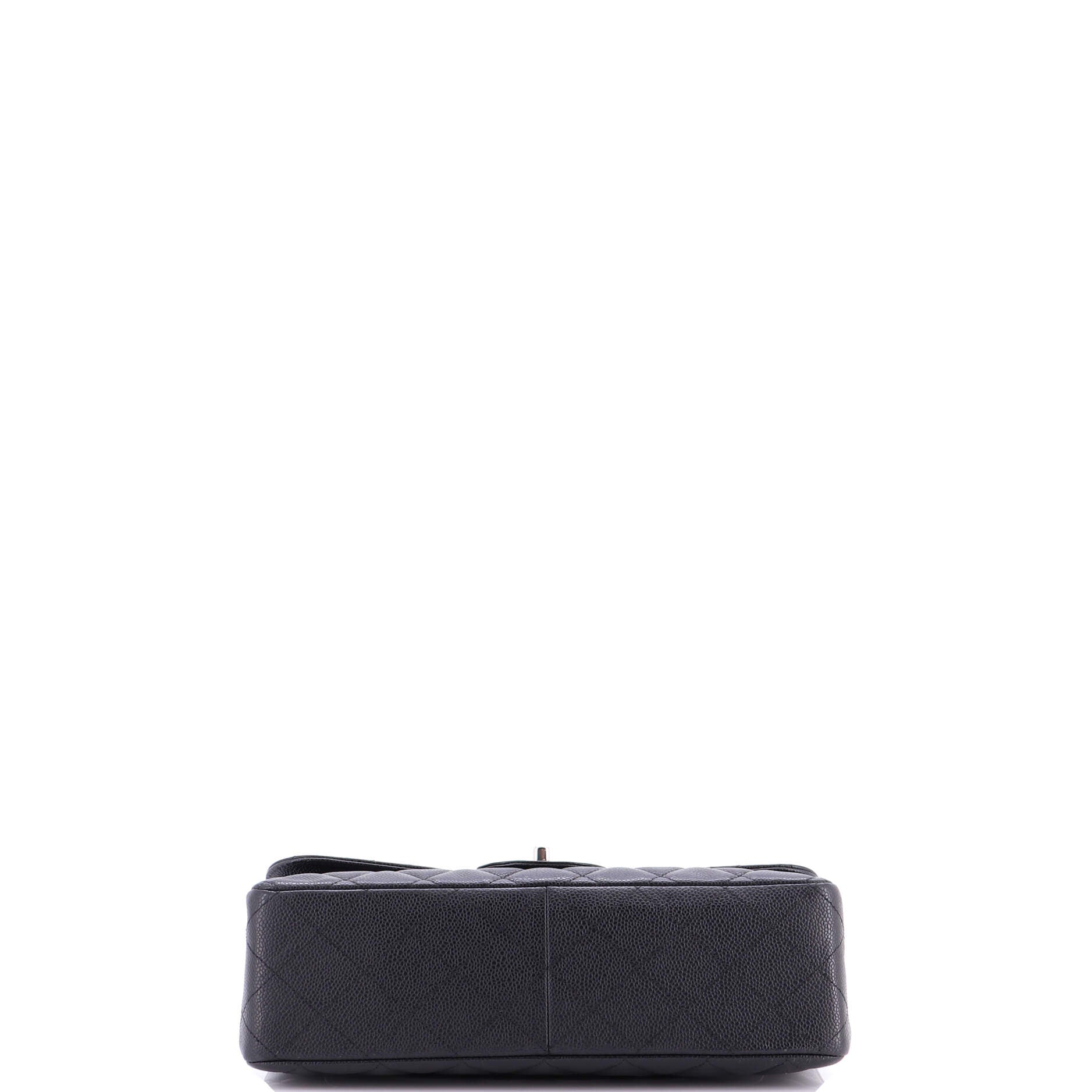 Vintage Classic Single Flap Bag Quilted Caviar Jumbo