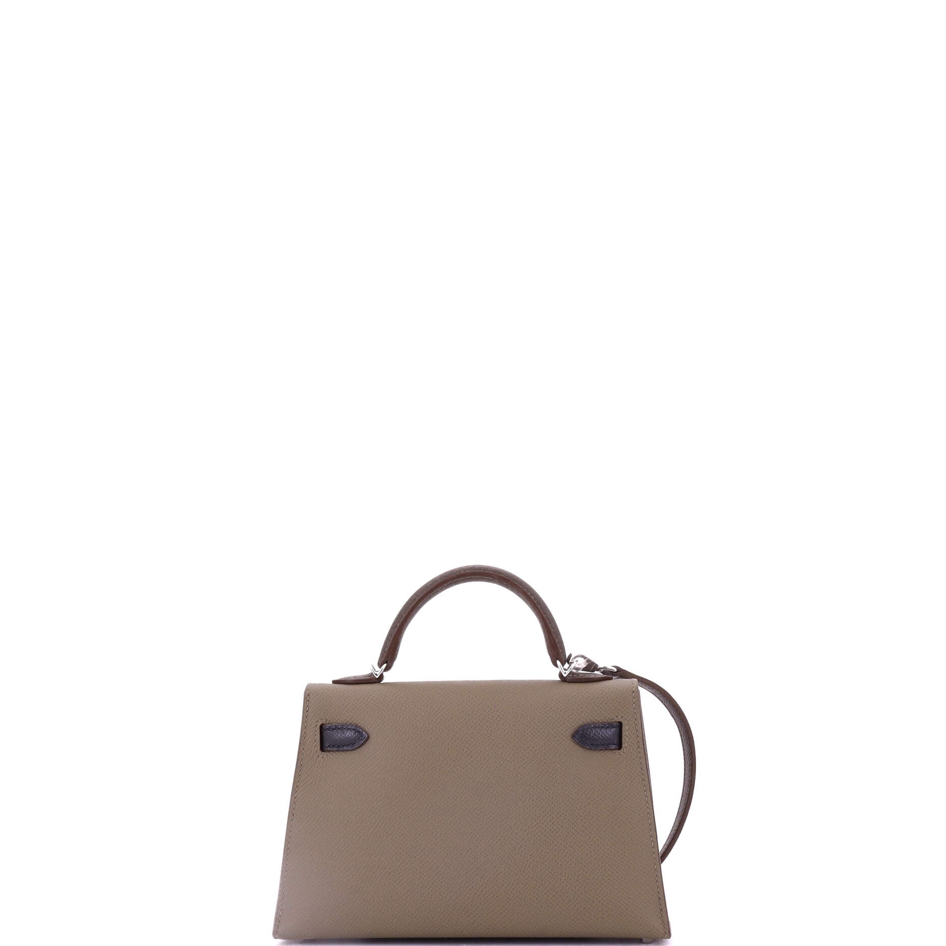 Kelly Mini II Bag Tricolor Epsom with Palladium Hardware 20