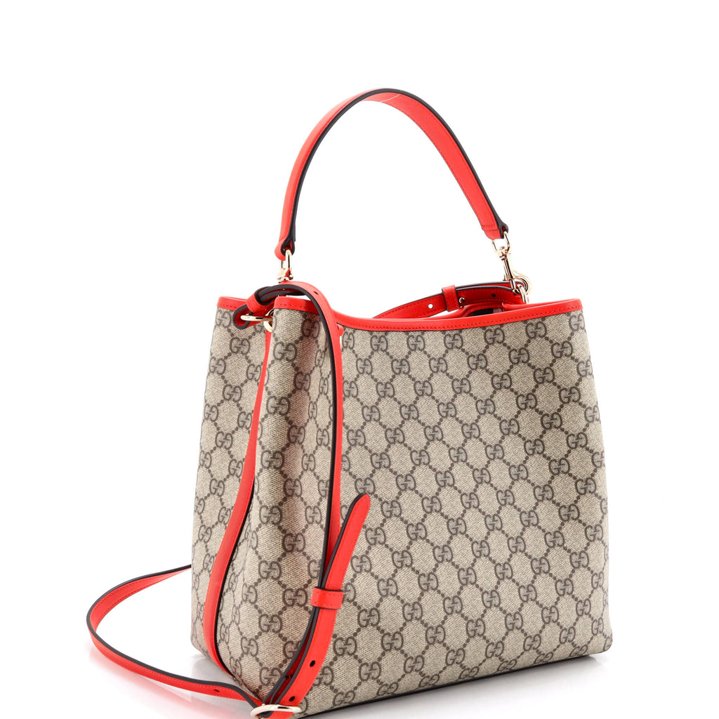 GG Emblem Bucket Bag GG Coated Canvas Medium