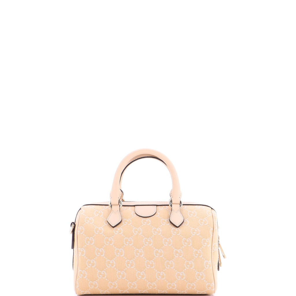 Ophidia Convertible Boston Bag GG Denim Small