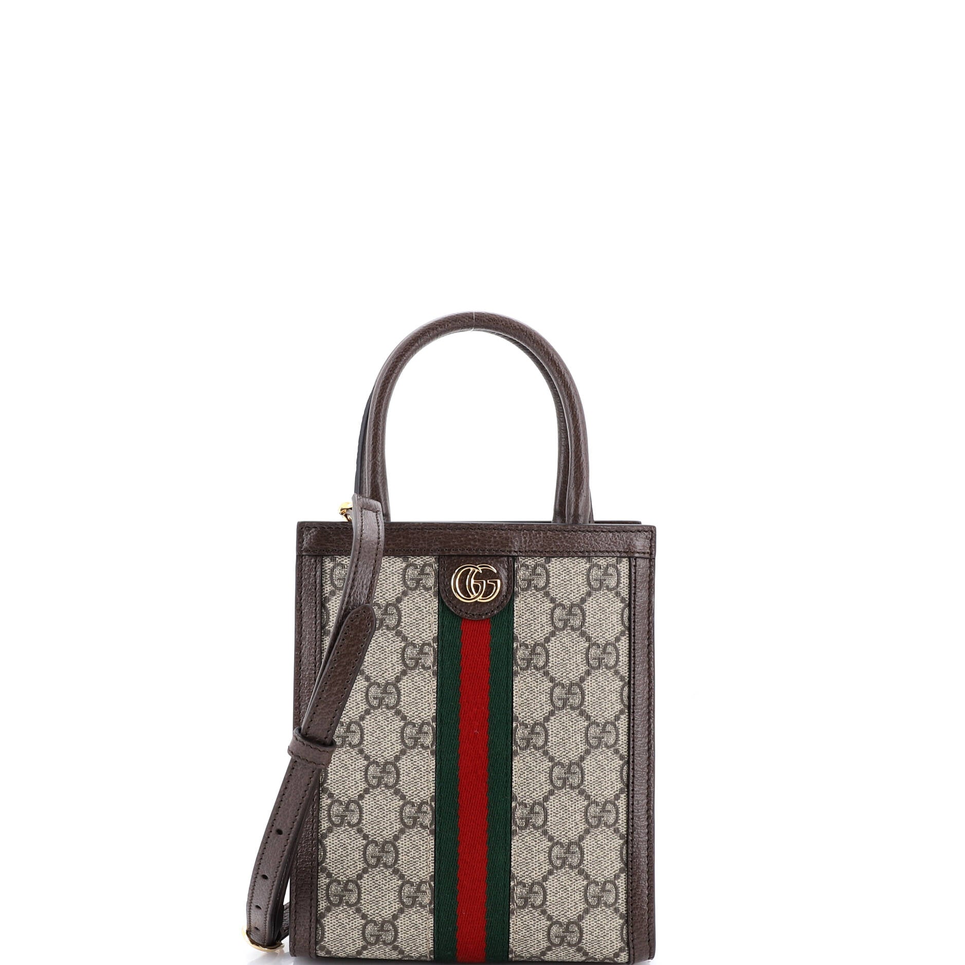 Ophidia Convertible Tote GG Coated Canvas Super Mini