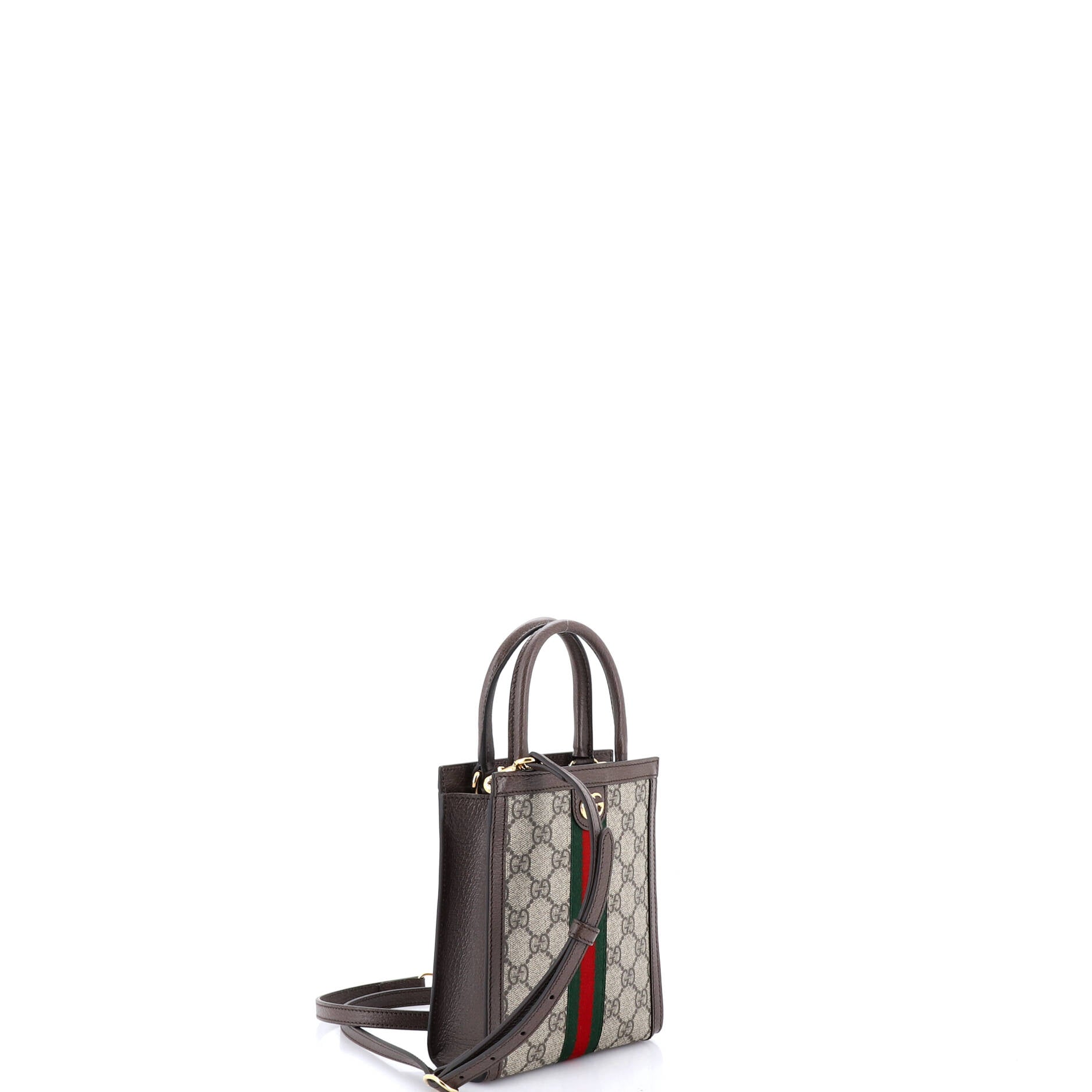 Ophidia Convertible Tote GG Coated Canvas Super Mini
