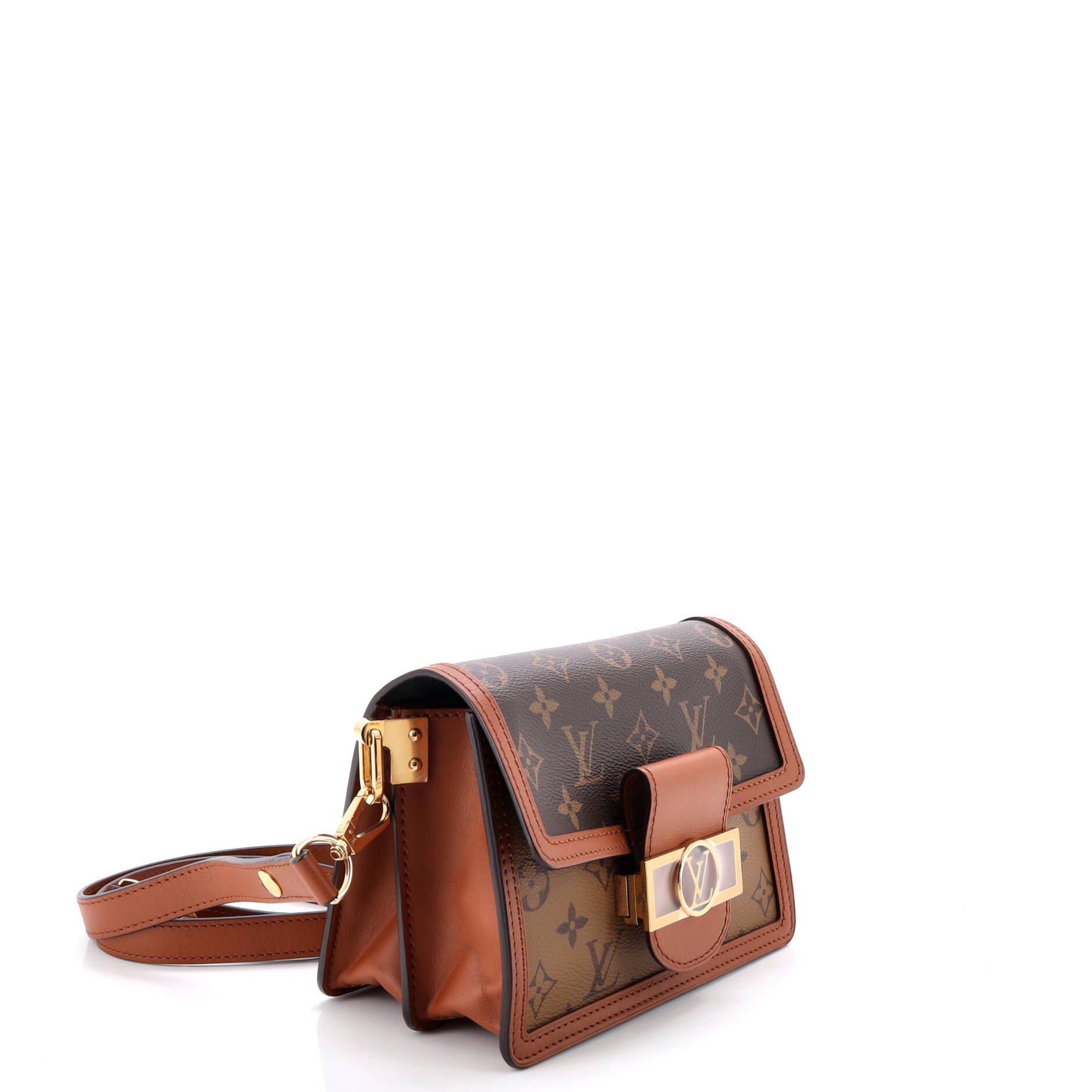 Dauphine Shoulder Bag Reverse Monogram Canvas Mini
