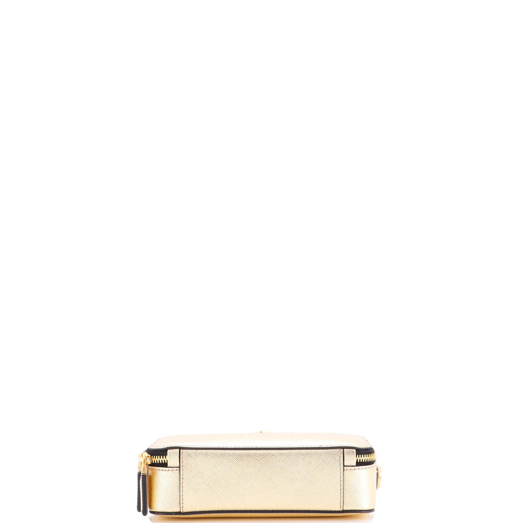 Brique Camera Crossbody Bag Saffiano Leather Mini