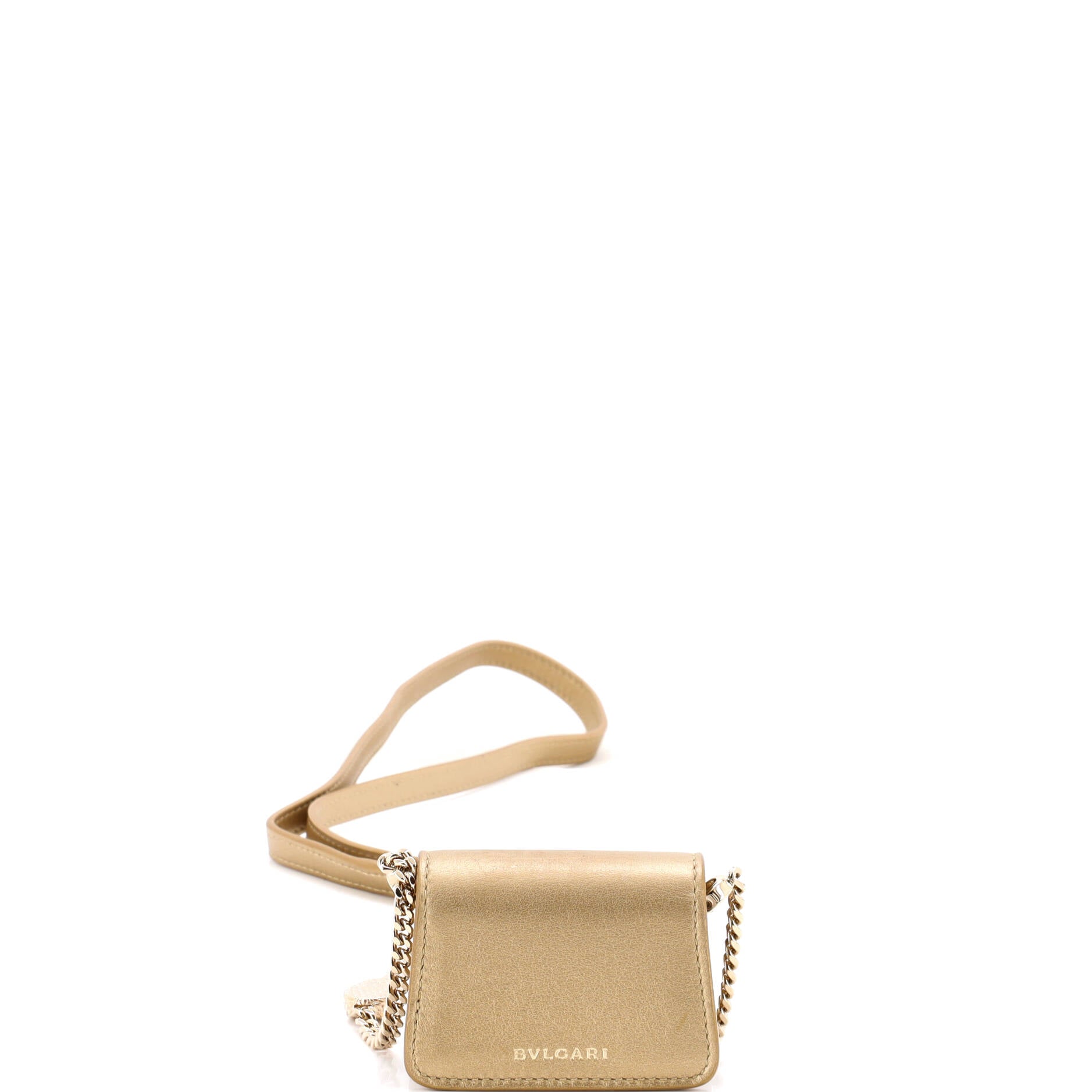 Serpenti Forever Shoulder Bag Metallic Leather Micro