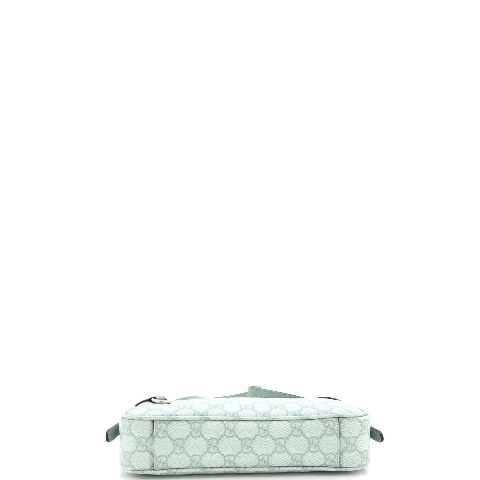 Emblem Shoulder Bag GG Coated Canvas with Leather Small