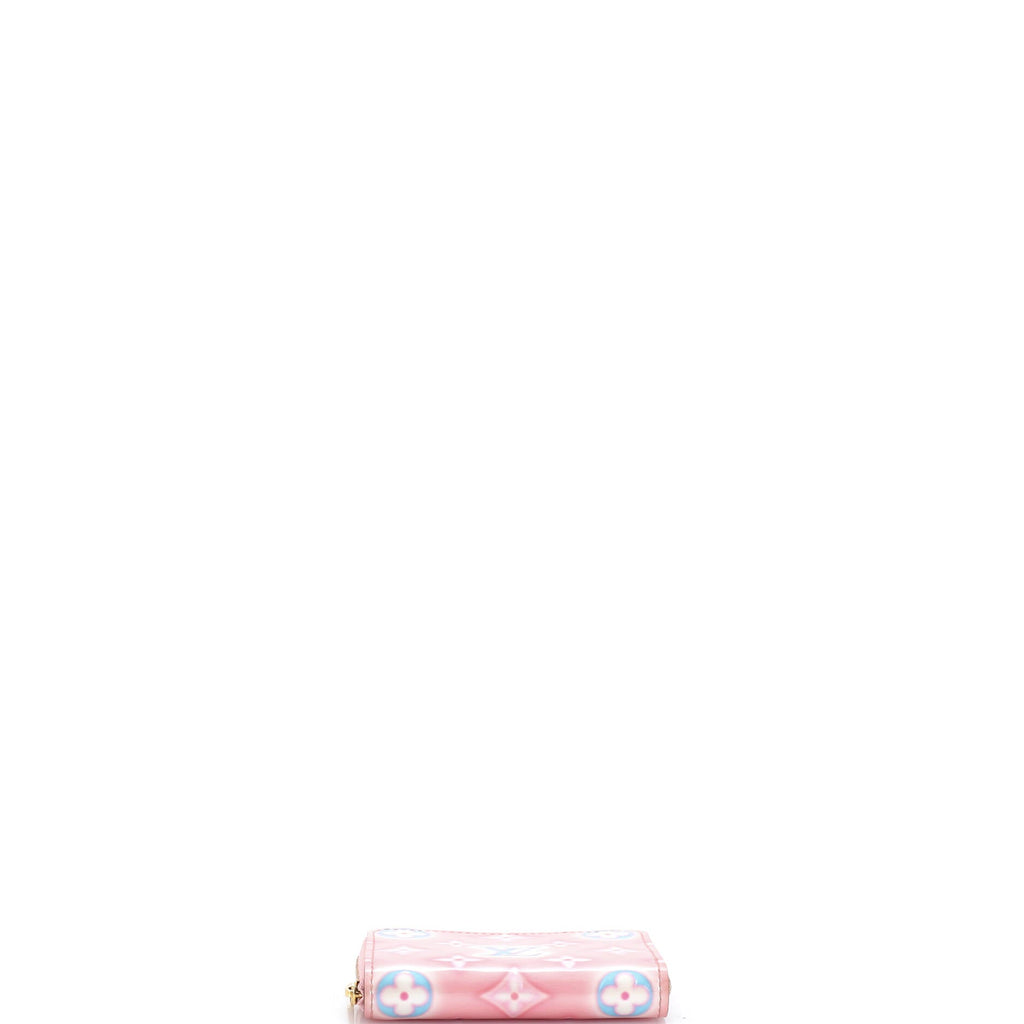 Zippy Coin Purse Valentine Neon Monogram Vernis