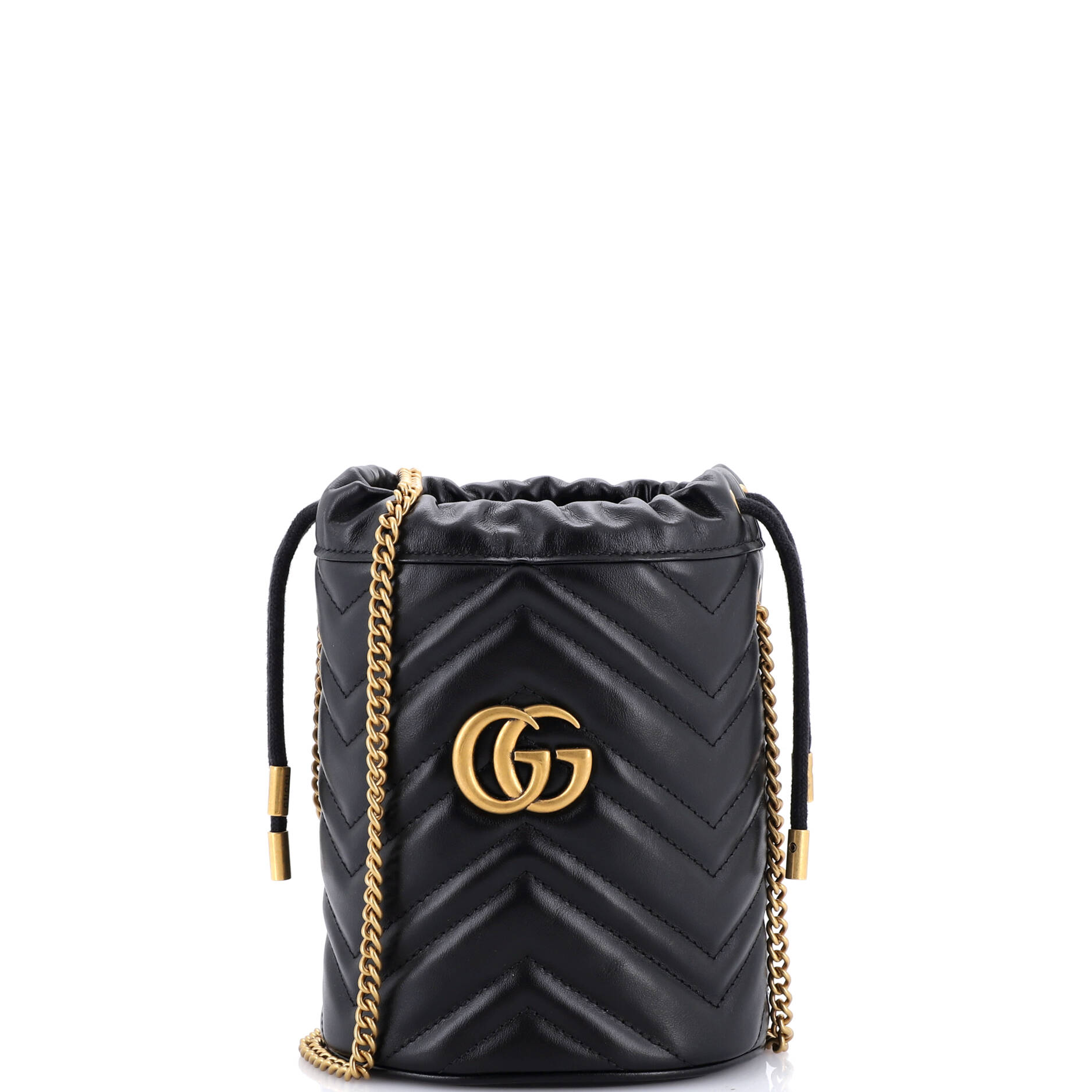 GG Marmont Bucket Bag Matelasse Leather Mini