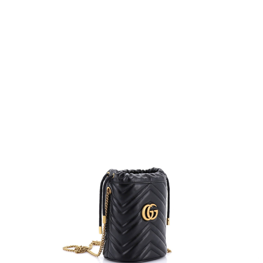GG Marmont Bucket Bag Matelasse Leather Mini