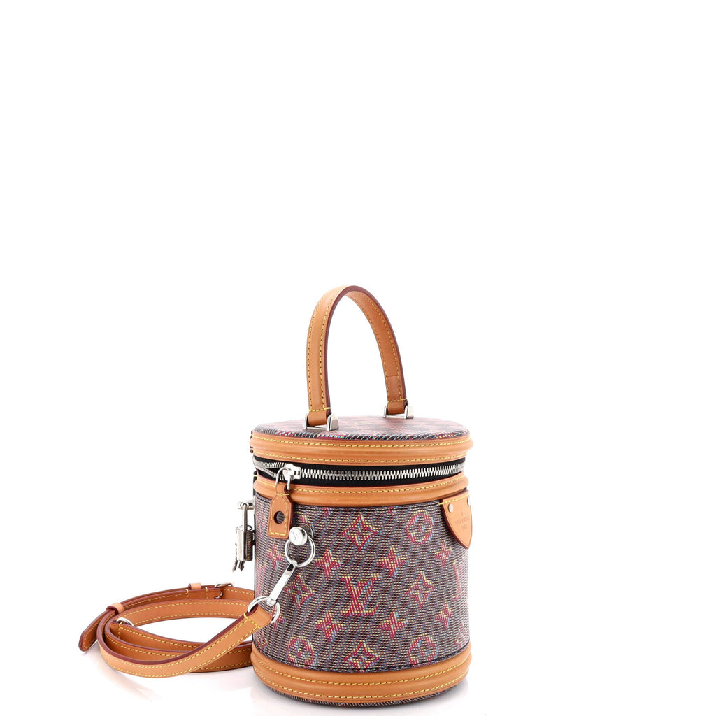 Cannes Handbag Damier Monogram LV Pop Canvas