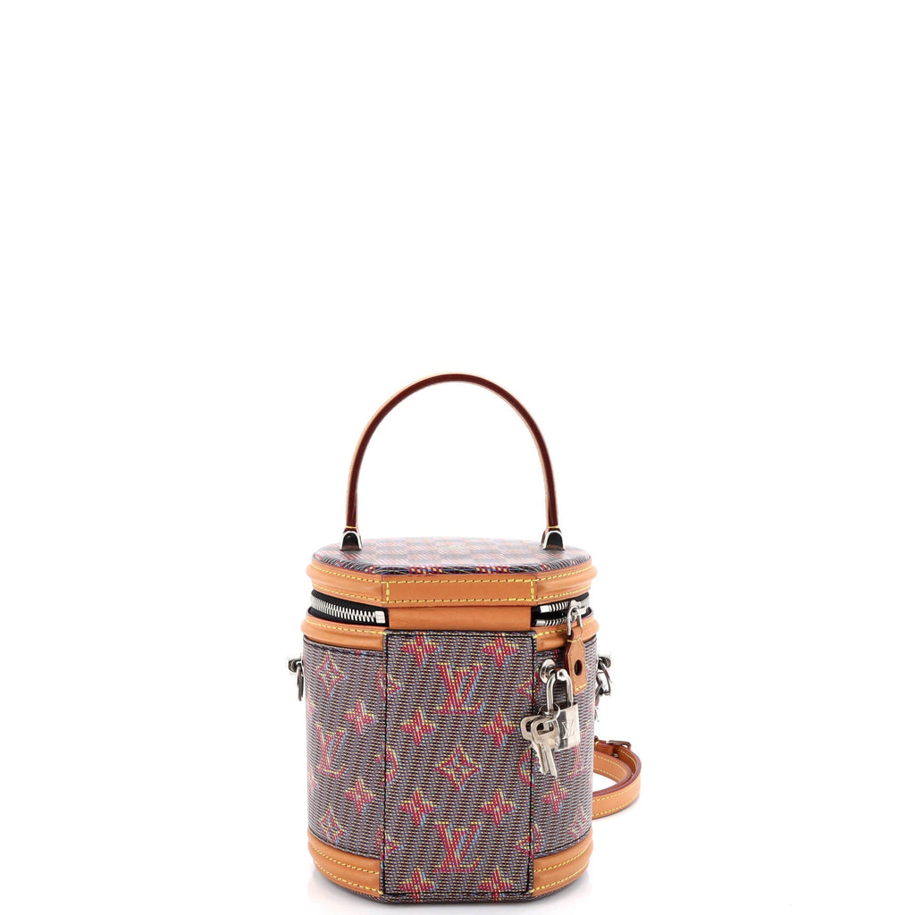 Cannes Handbag Damier Monogram LV Pop Canvas