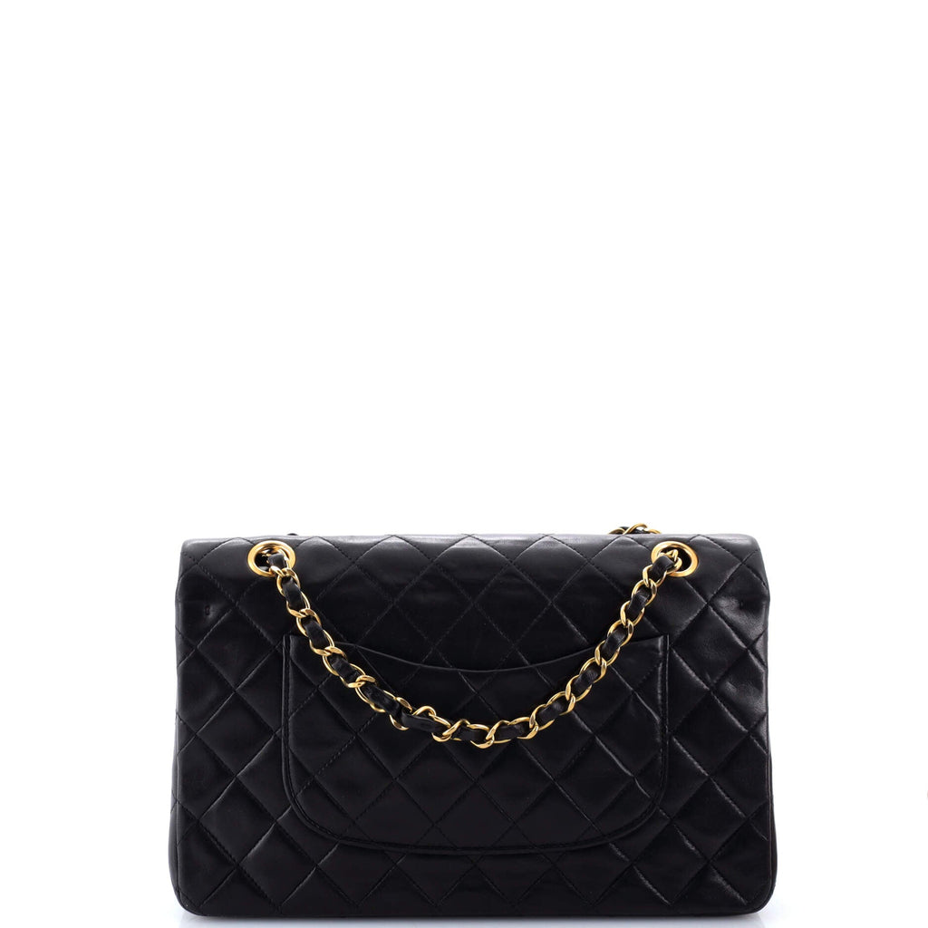 Vintage Classic Double Flap Bag Quilted Lambskin Medium